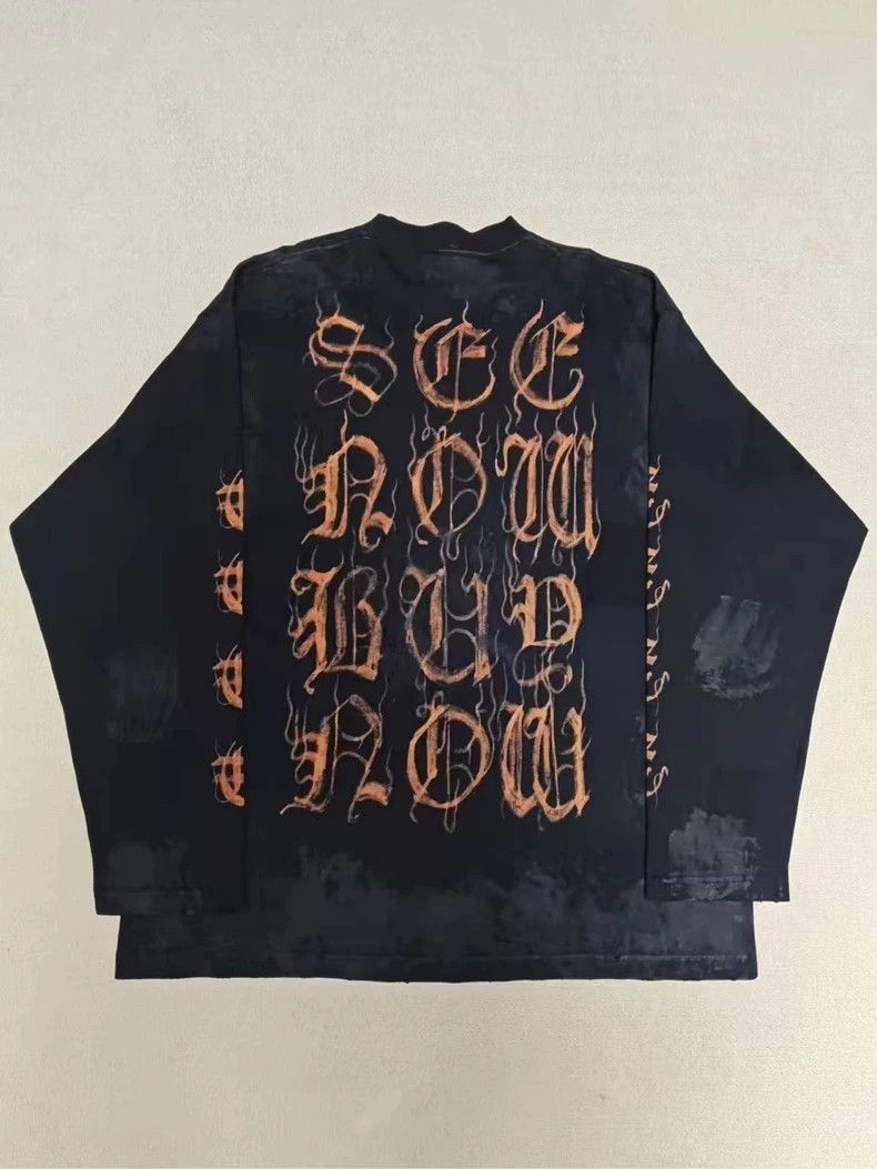 Balenciaga Balenciaga Oversized Long Sleeve Sweatshirt-2505 Size US L / EU 52-54 / 3 - 2 Thumbnail