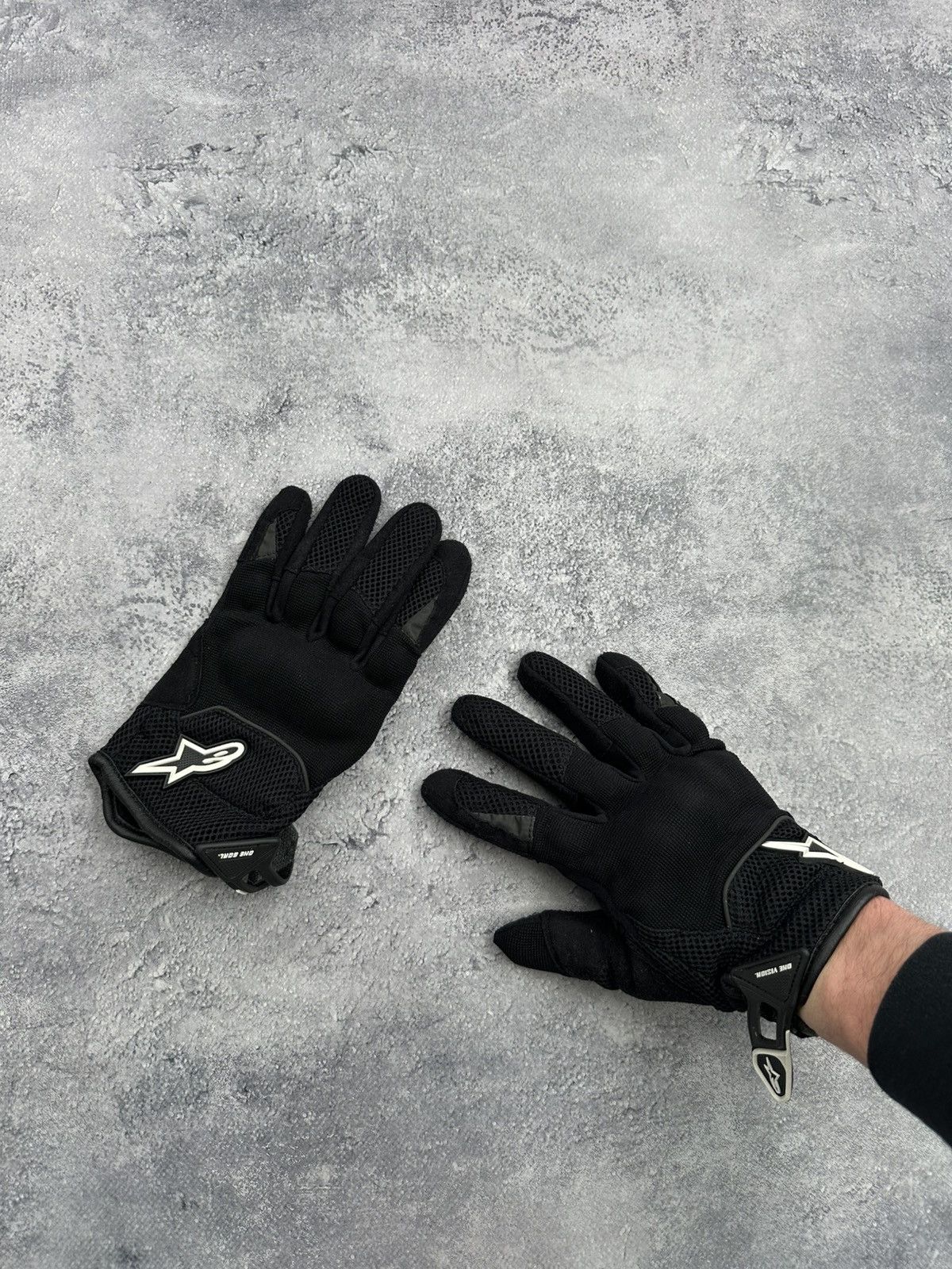 Alpinestars Alpinestars Motorcycle Racing Black Tactical Gloves Size S Size ONE SIZE - 2 Thumbnail