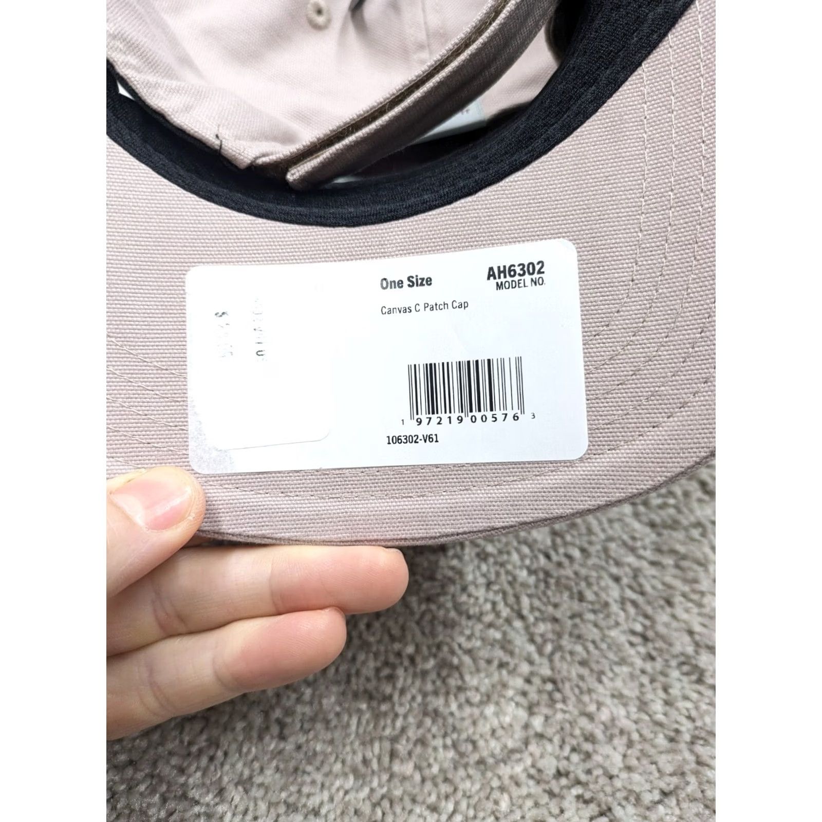 Carhartt Carhartt Womens Hat Cap Canvas Black Comfort C Logo Patch One Size Denim NWT Size ONE SIZE - 5 Thumbnail