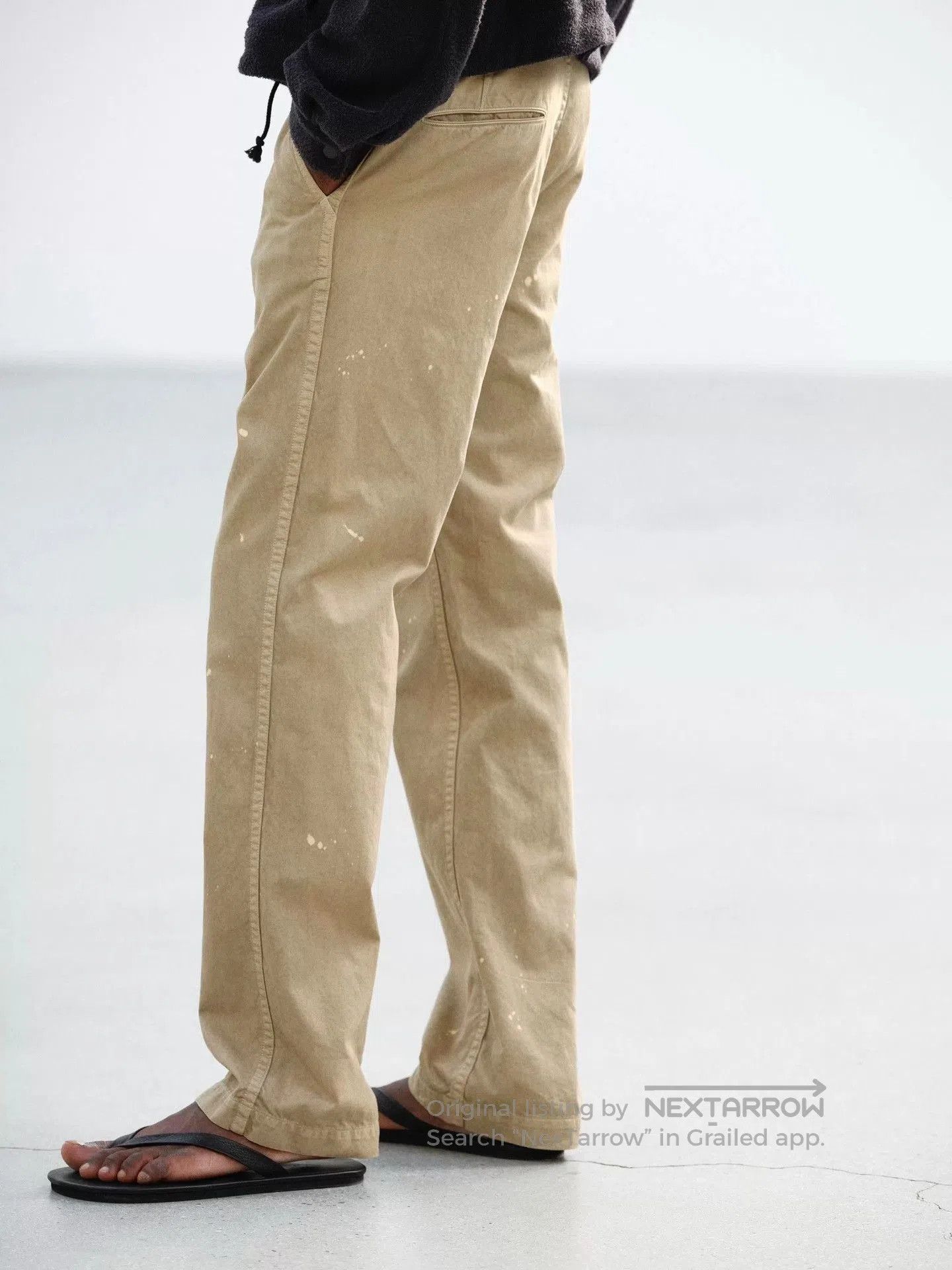 Auralee AURALEE FINX LIGHT CHINO PANTS. Size US 26 / EU 42 - 3 Thumbnail