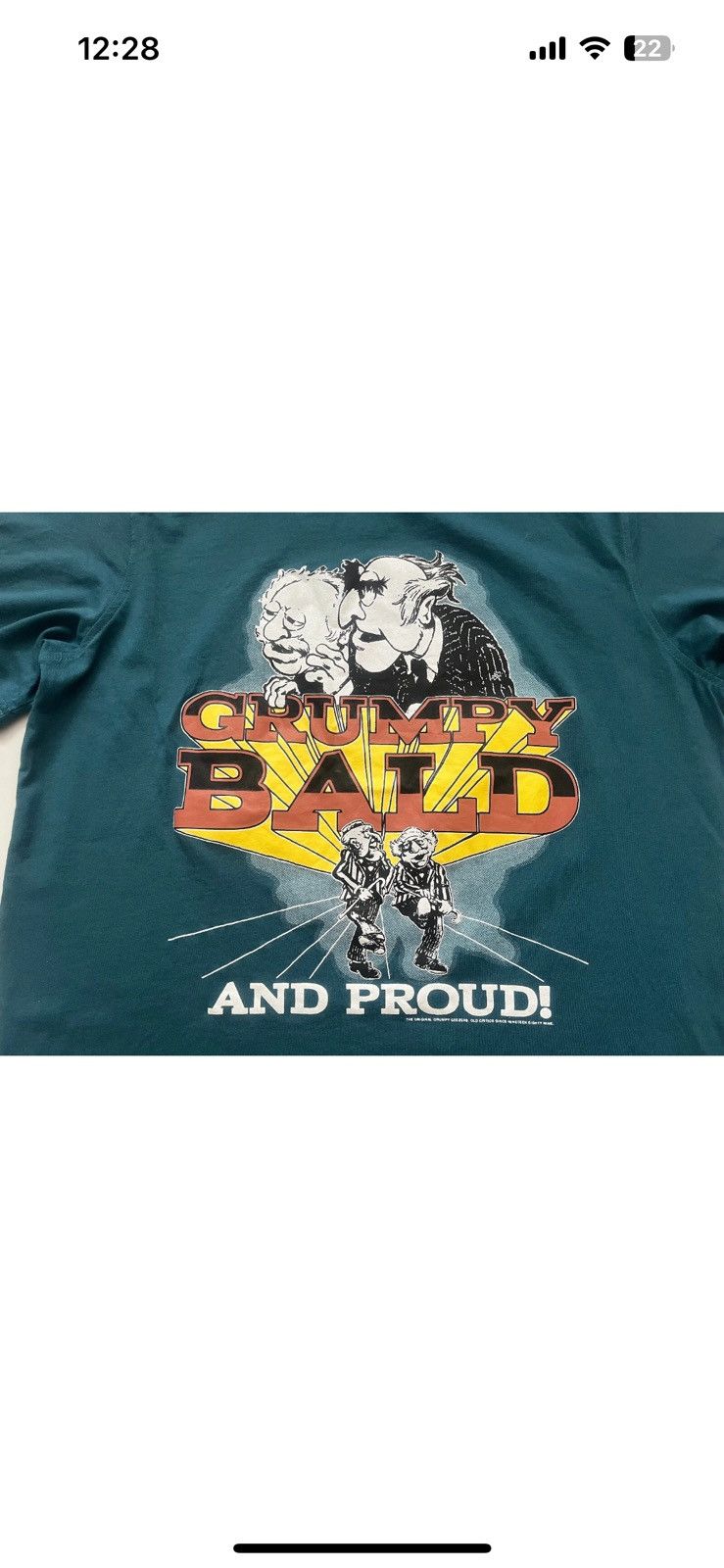 Other GRUMPY OLD MEN T-SHIRT MUPPETS STATLER WALDORF SZ L VINTAGE Size US L / EU 52-54 / 3 - 3 Thumbnail