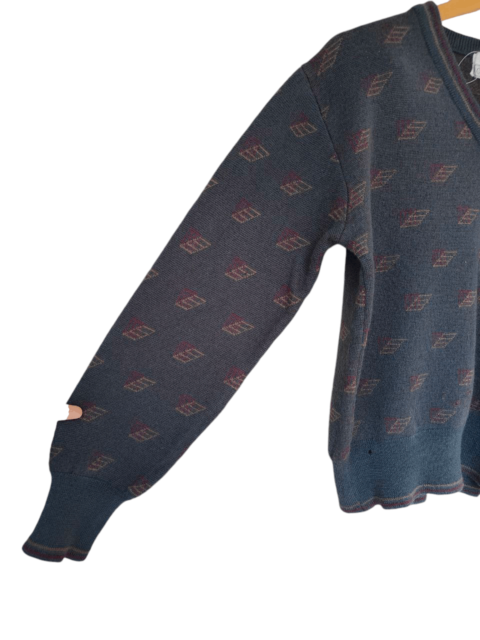 Christian Dior Monsieur Vtg Christian Dior Wool Sweater Size L / US 10 / IT 46 - 5 Thumbnail