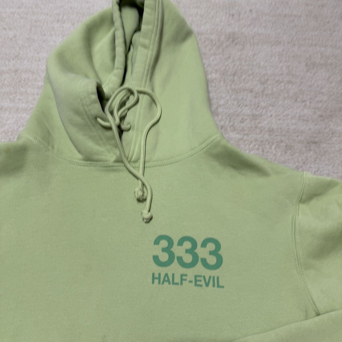 Half Evil Half Evil 333 Hoodie Matcha Green Distressed Heavyweight Size US M / EU 48-50 / 2 - 4 Thumbnail