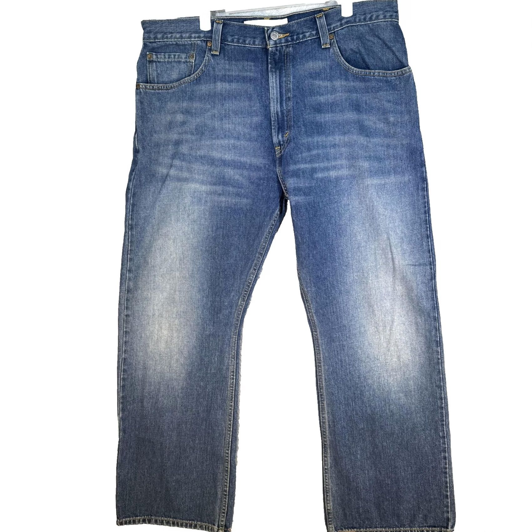 Levi's VINTAGE Levi’s 557 Jeans Mens 38x30 Blue Relaxed Boot Cut Denim Red Tab Zip Fly Size US 38 / EU 54 - 2 Thumbnail