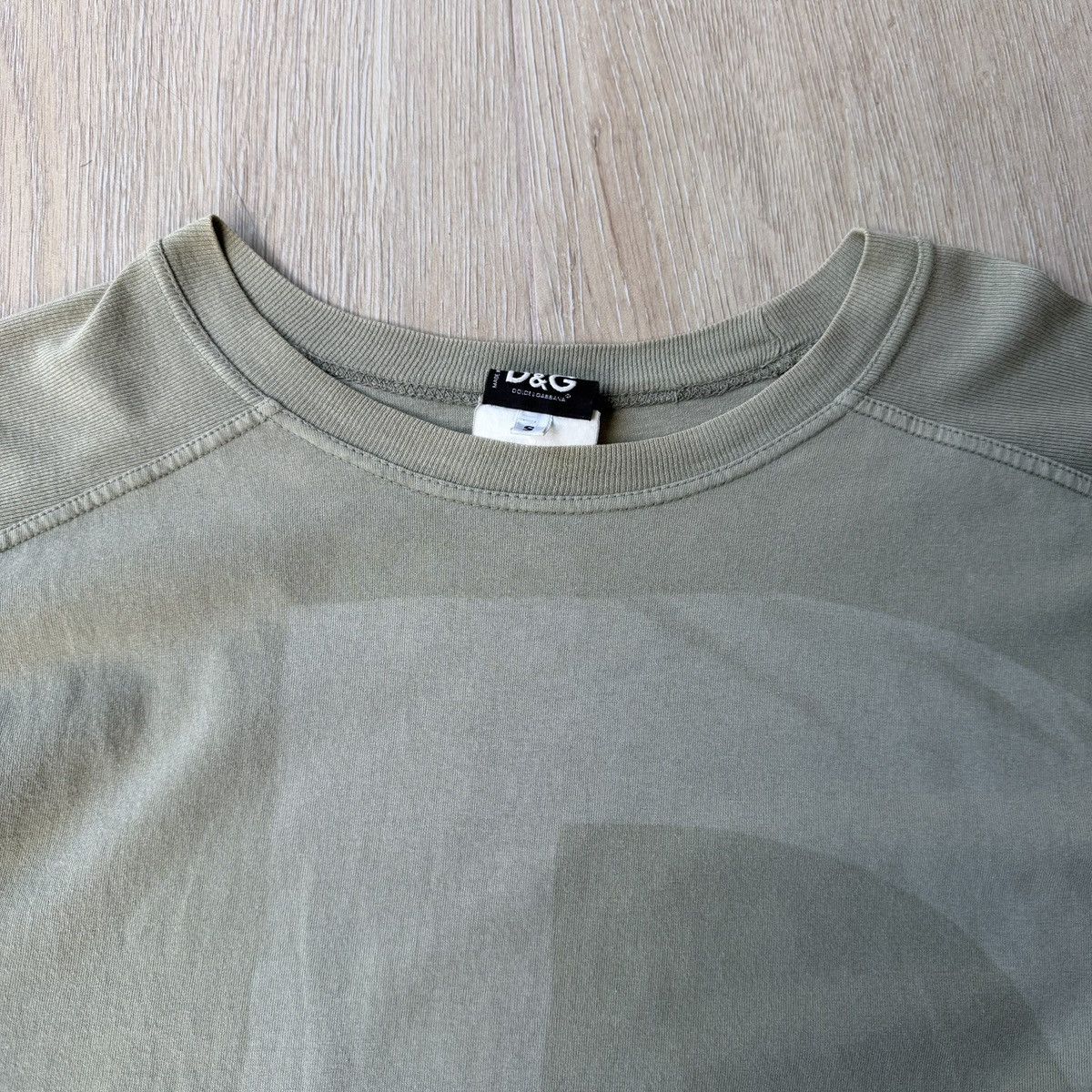 Dolce & Gabbana Dolce & Gabbana Longsleeve T-Shirt y2k Dark Green DG Size US S / EU 44-46 / 1 - 3 Thumbnail
