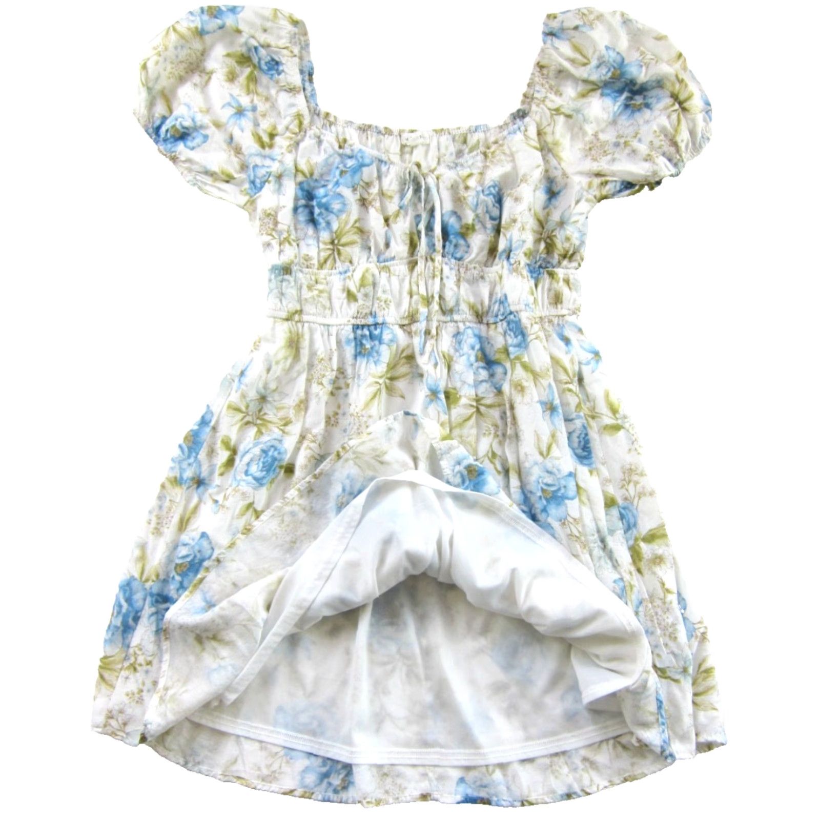 Vintage Blu Pepper Dress Short Sleeve Off Shoulder Sun Sheath Floral L Blu Pepper Dress Short Sleeve Off Shoulder Sun Beach Floral L Womens Maxi Sundress Size 36" / US 14 / IT 50 - 5 Thumbnail