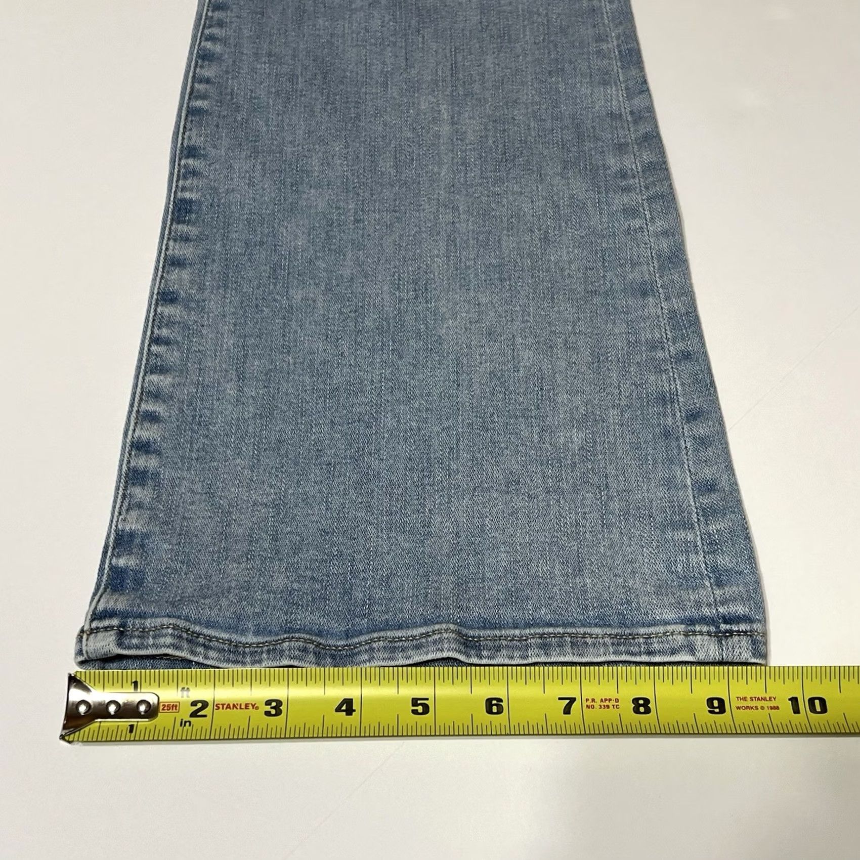 American Eagle Outfitters VINTAGE American Eagle Kick Boot Super Stretch Jeans Women’s 10 Short (31x28) Blue Size 32" / US 10 / IT 46 - 7 Thumbnail