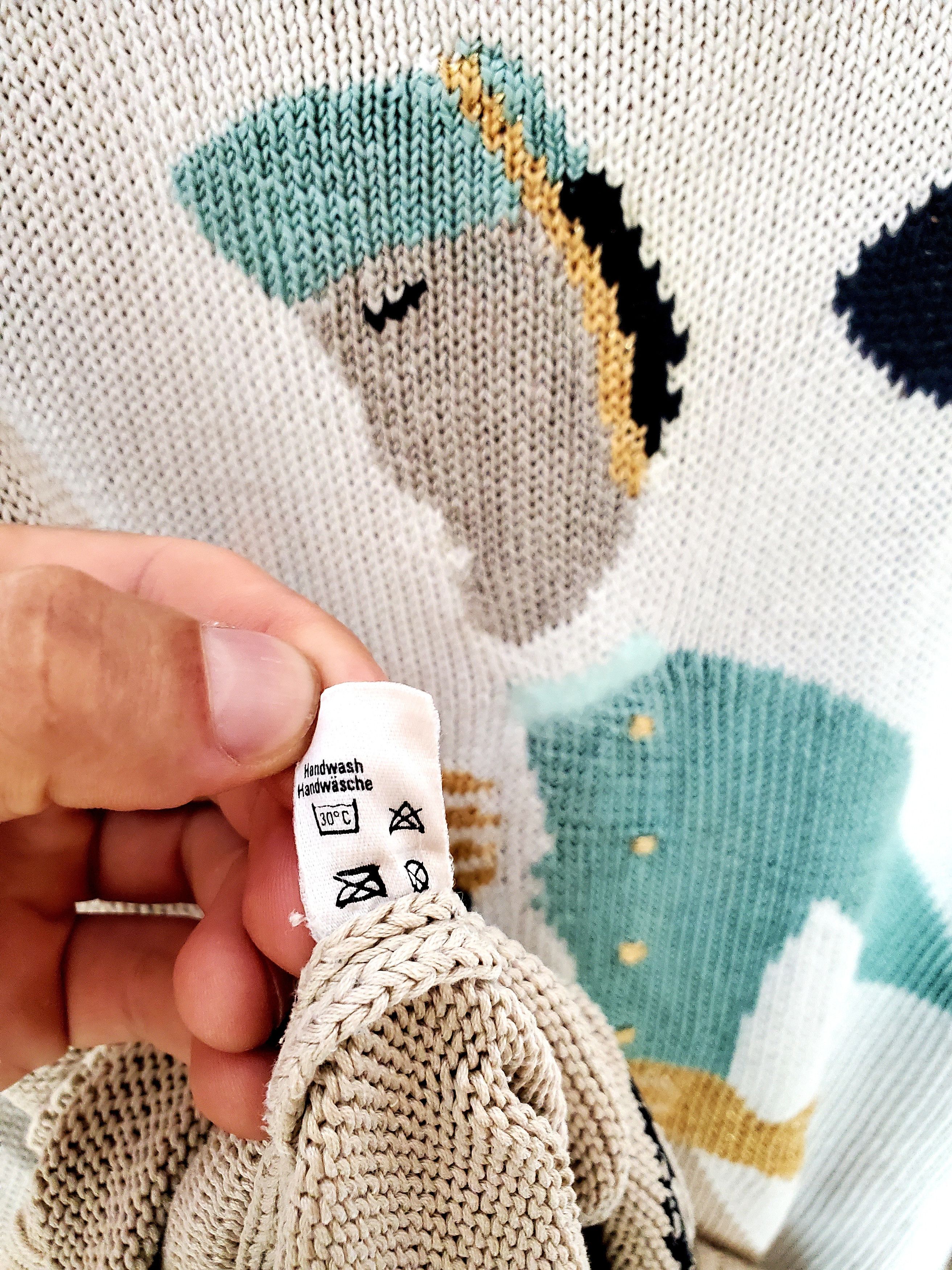 Iris von Arnim Archive 80's Iris Von Arnim Rare Graphic Knit Sweater L Size US L / EU 52-54 / 3 - 5 Thumbnail
