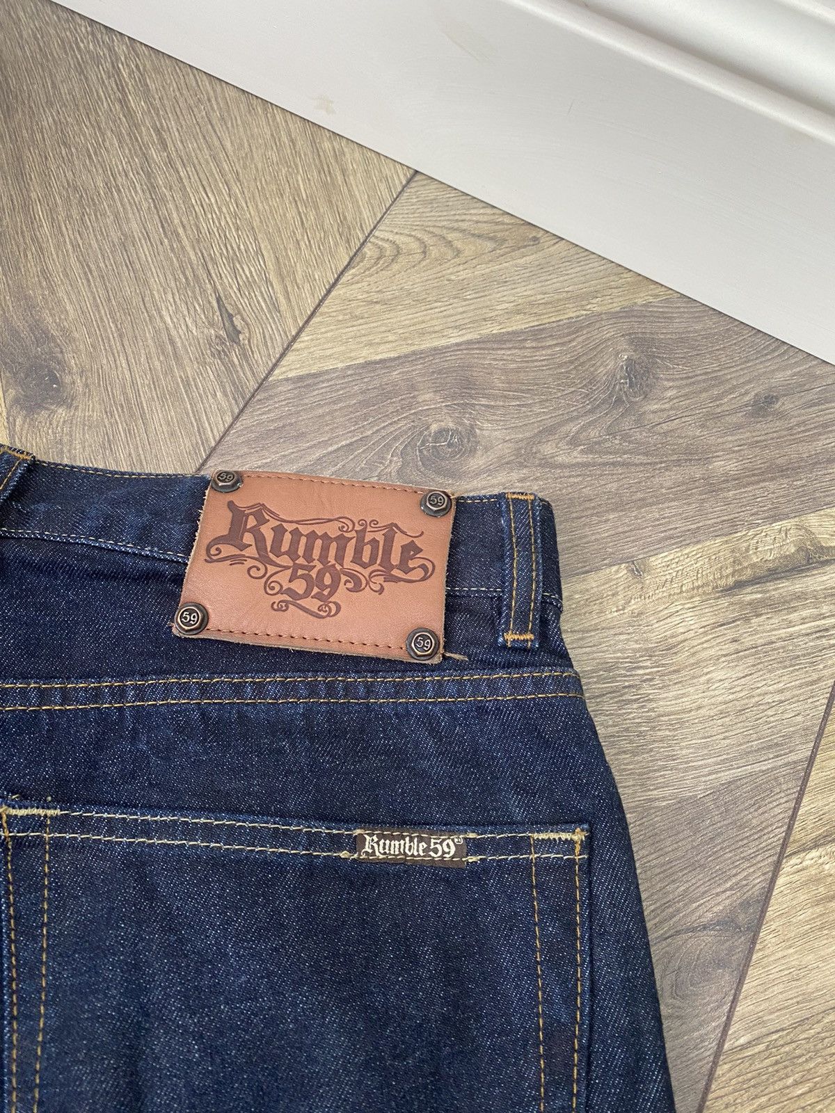 Designer × Vintage Vintage Rumble 59 Denim pants Size US 32 / EU 48 - 14 Thumbnail