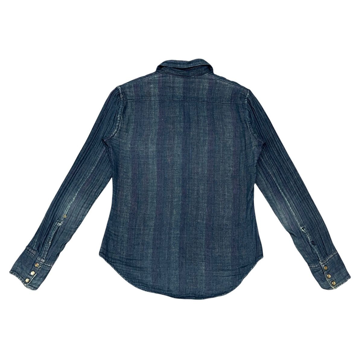45rpm Vintage 45rpm Japan Indigo Lined Unisex Western Denim Shirt Size US M / EU 48-50 / 2 - 8 Thumbnail