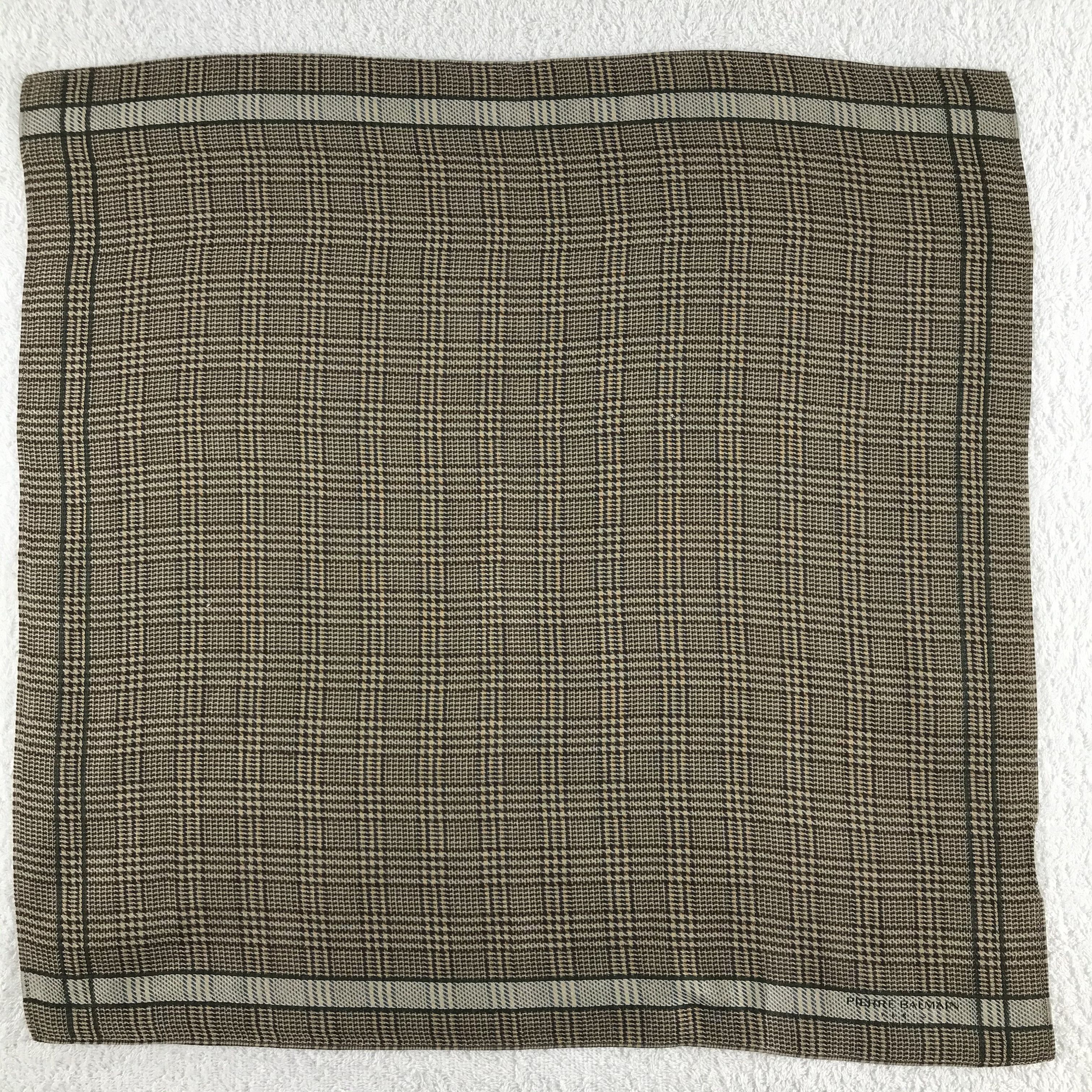 Pierre Balmain × Vintage Pierre Balmain Bandana / Handkerchief / Neckerchief - S346 Size ONE SIZE - 1 Thumbnail