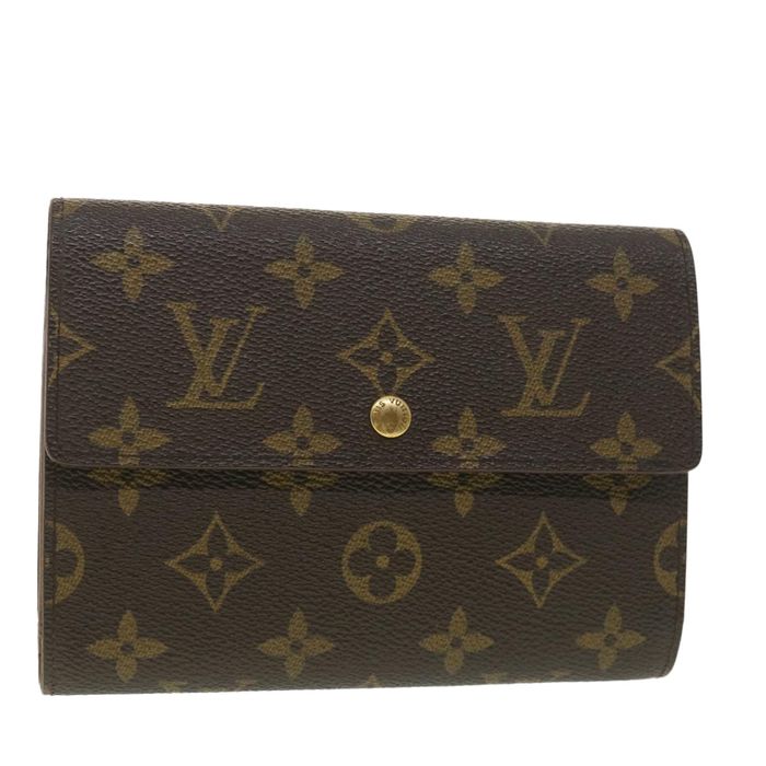 Louis Vuitton LOUIS VUITTON Monogram Porte TresorEtui Papie Wallet ...