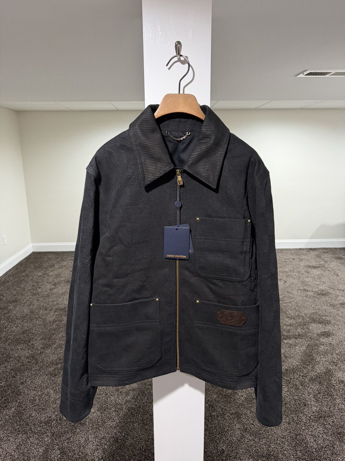 Louis Vuitton Louis Vuitton x Pharrell 2024 Damier Workwear Blouson Jacket Size US L / EU 52-54 / 3 - 3 Thumbnail