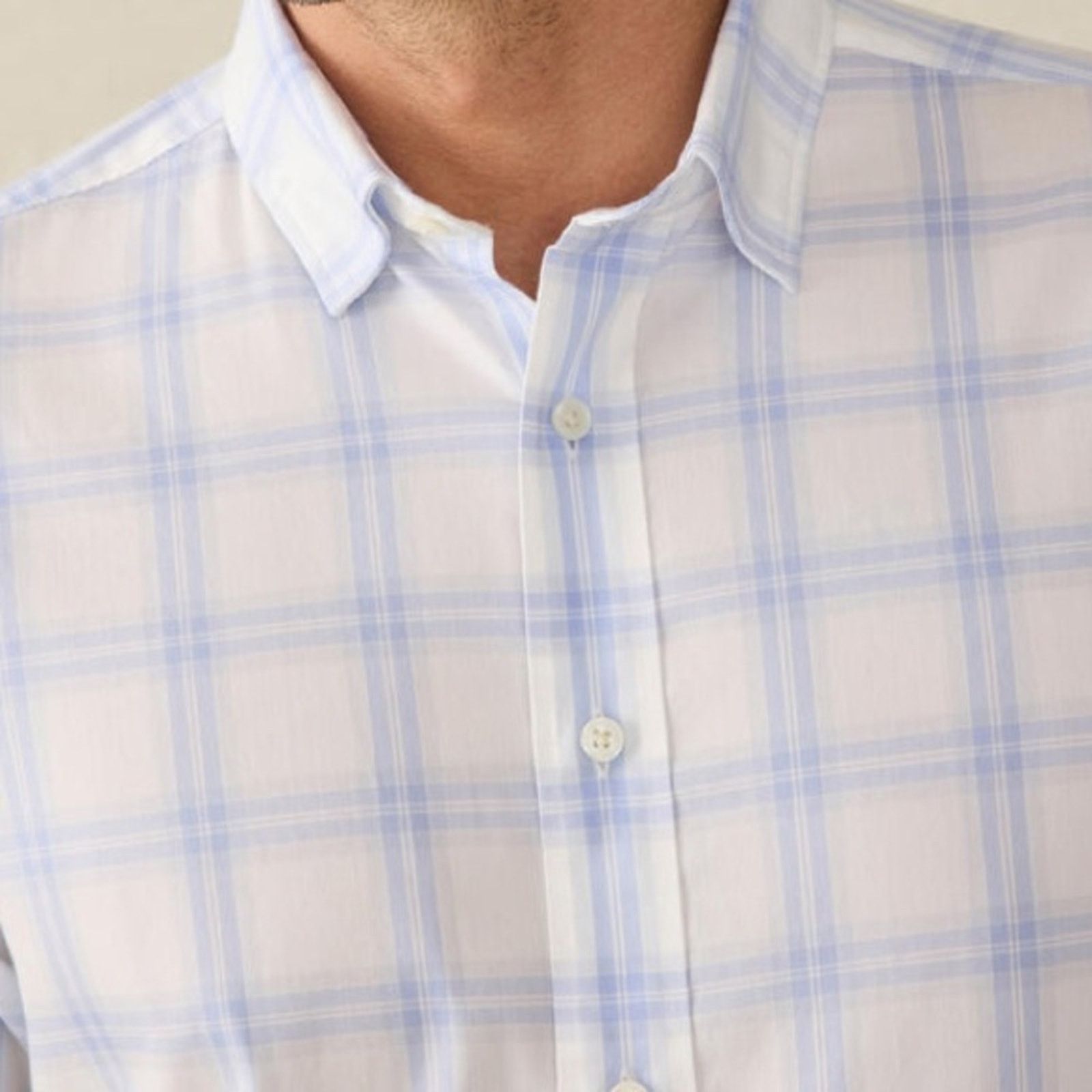 Faherty FAHERTY $158 Movement Shirt - Iris River Plaid. XXL EUC Size US XXL / EU 58 / 5 - 5 Thumbnail