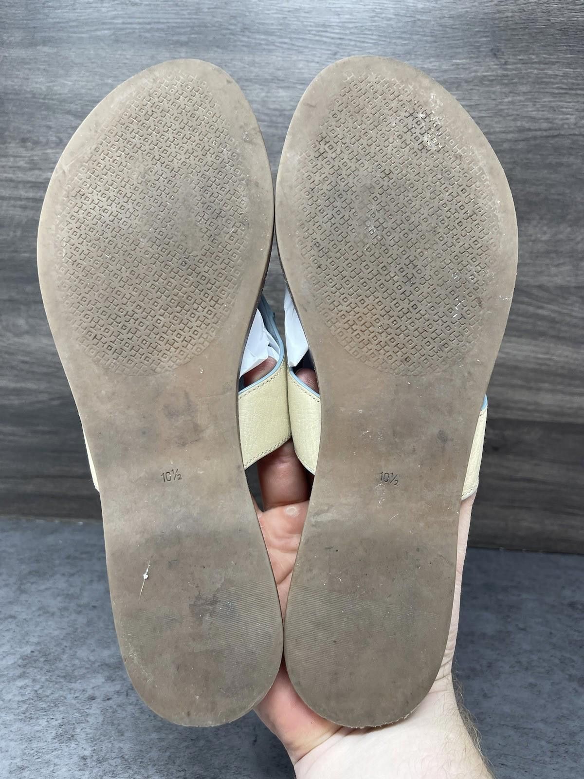 Other Tory Burch Sandals Womens Size 10.5 Jamie Full Logo Thong Size US 10.5 / IT 40.5 - 7 Thumbnail