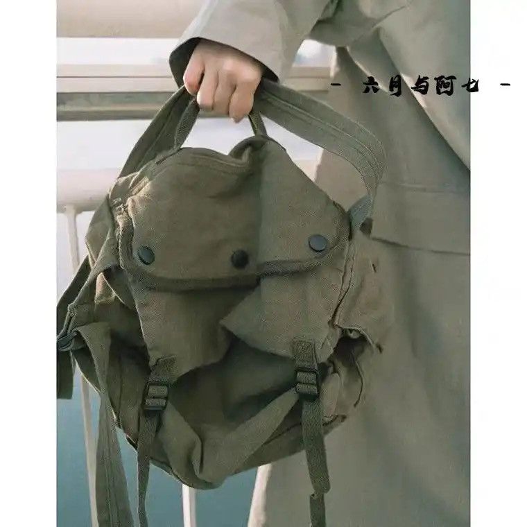Japanese Brand × Vintage Utility grunge military messenger shoulder bag Size ONE SIZE - 3 Thumbnail