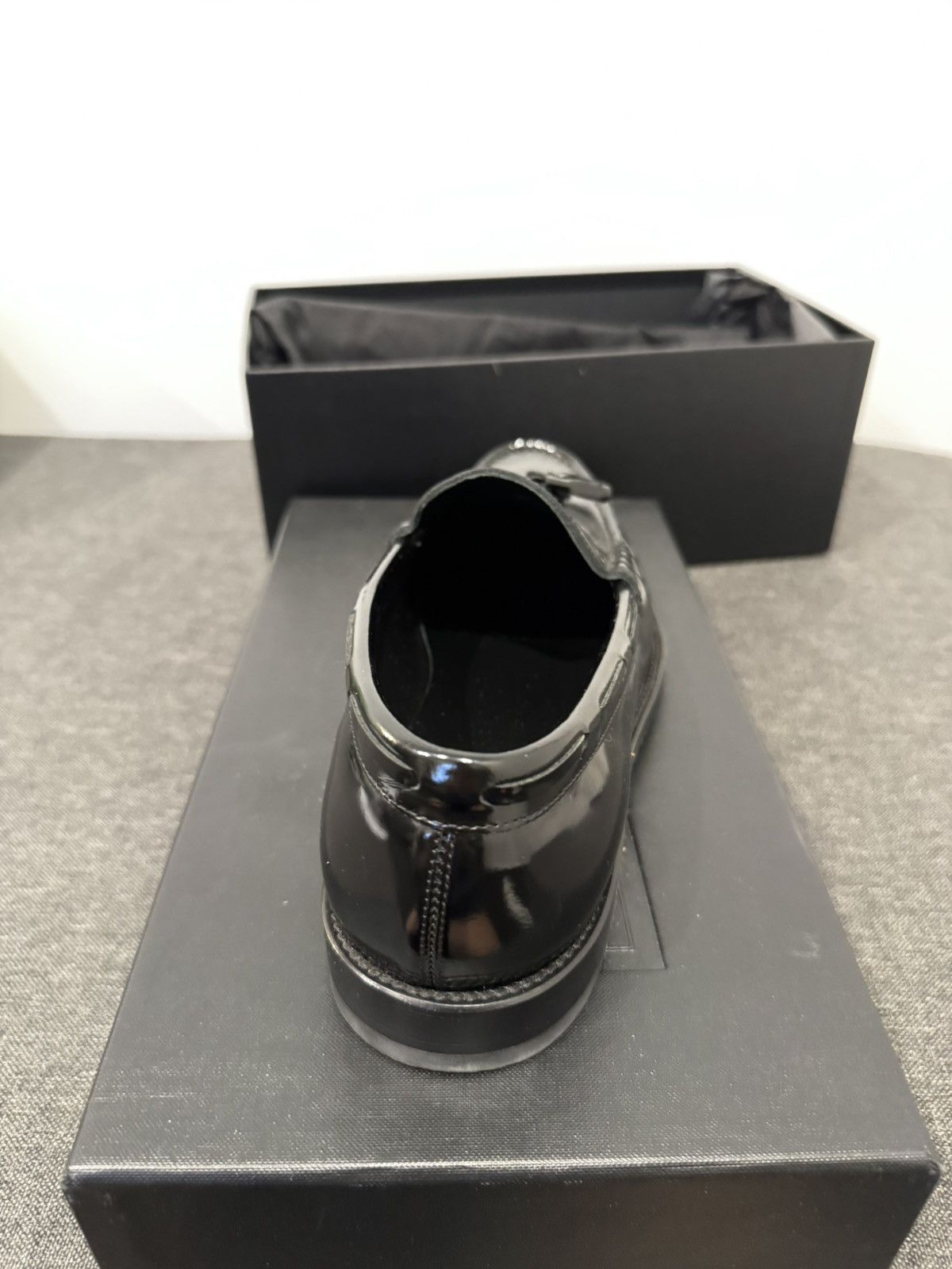 Saint Laurent Paris Saint Laurent Black Tassle Moccasters Size US 8 / EU 41 - 9 Thumbnail