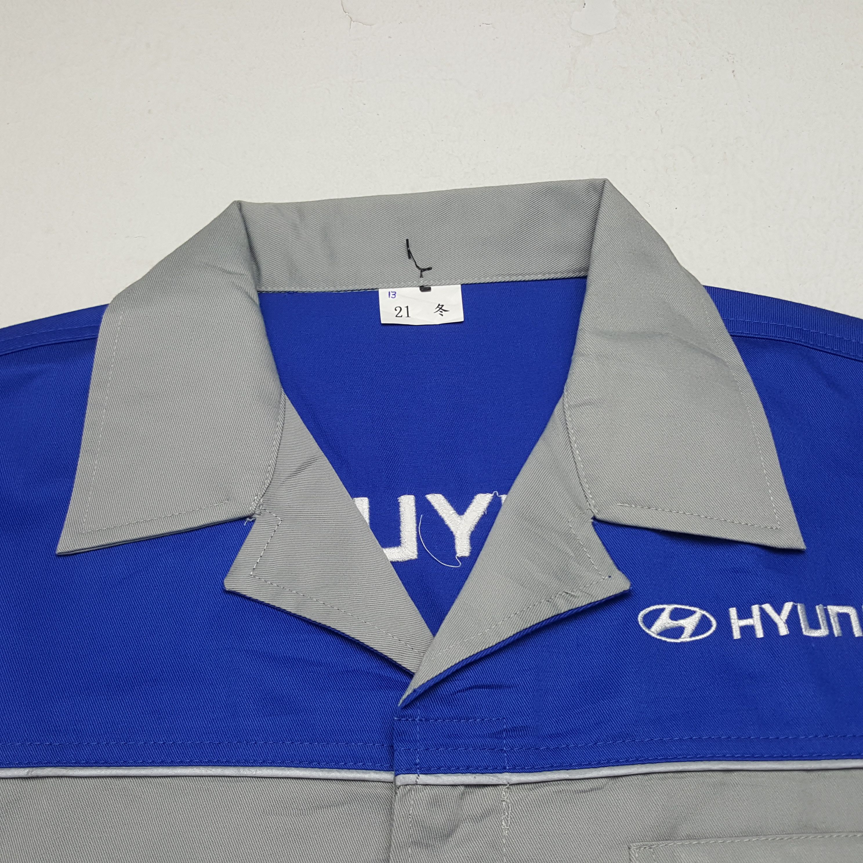 Japanese Brand × Vintage Vintage Hyundai Embroidery Worker Uniform Jacket Size US L / EU 52-54 / 3 - 5 Thumbnail