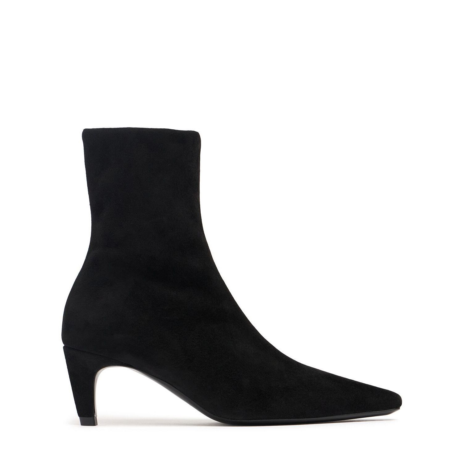 JUDE Cave Black Suede 65mm Boots New & Authentic (Women's si