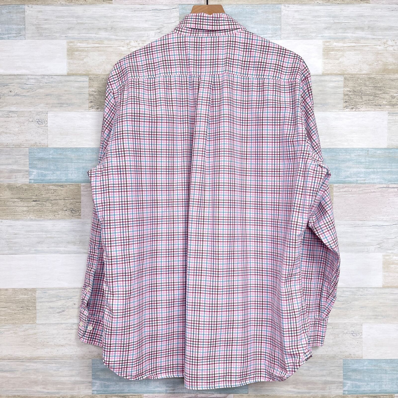 Brooks Brothers Brooks Brothers Country Club Button Shirt Pink Gingham XL Size US XL / EU 56 / 4 - 3 Thumbnail