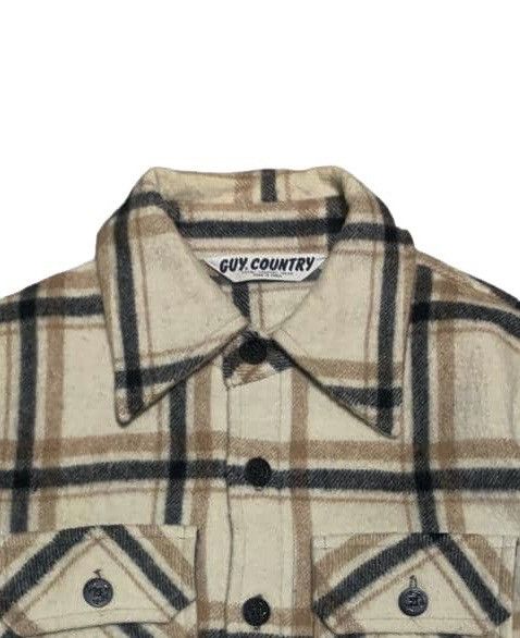 Japanese Brand Vintage Guy Country Plaid Wool Flannel Shirt Jacket Size US M / EU 48-50 / 2 - 4 Thumbnail