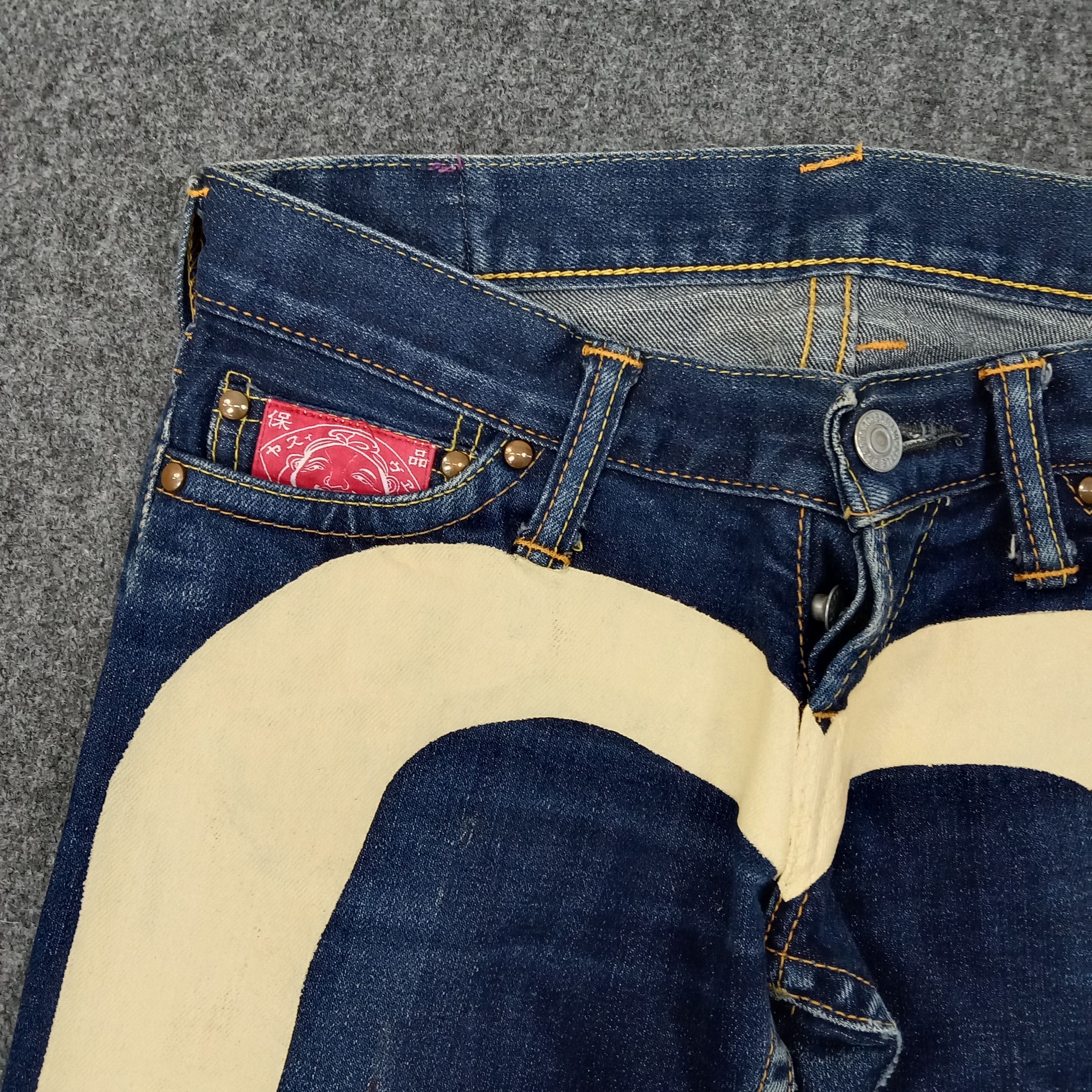 Evisu Evisu Japanese Brand Daicock Custom Art Denim Jeans C228N24 Size 28" / US 6 / IT 42 - 3 Thumbnail
