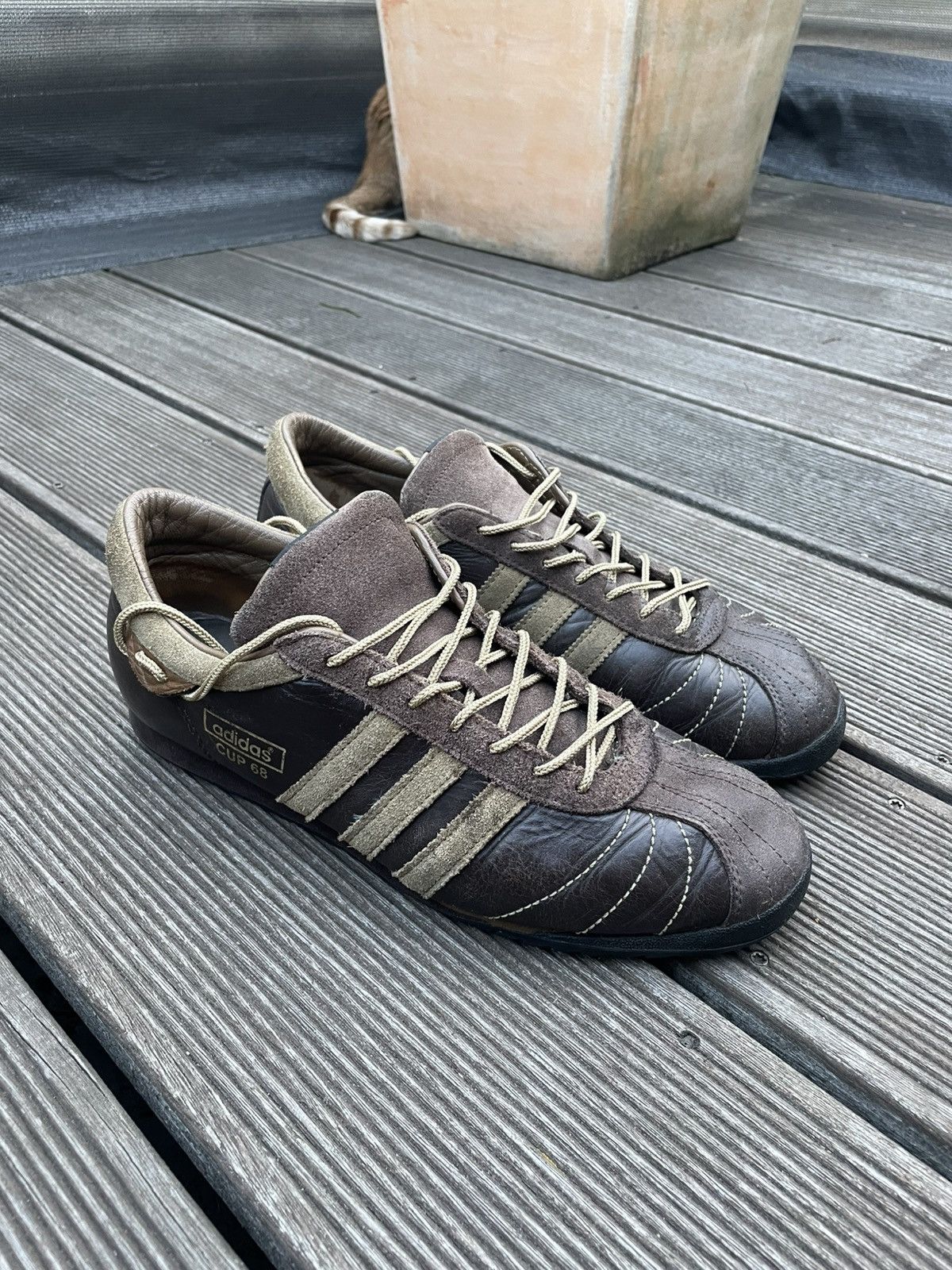 Adidas Vintage 07's Adidas Cup 68 Brown Size 8.5 Size US 8.5 / EU 41-42 - 1 Thumbnail