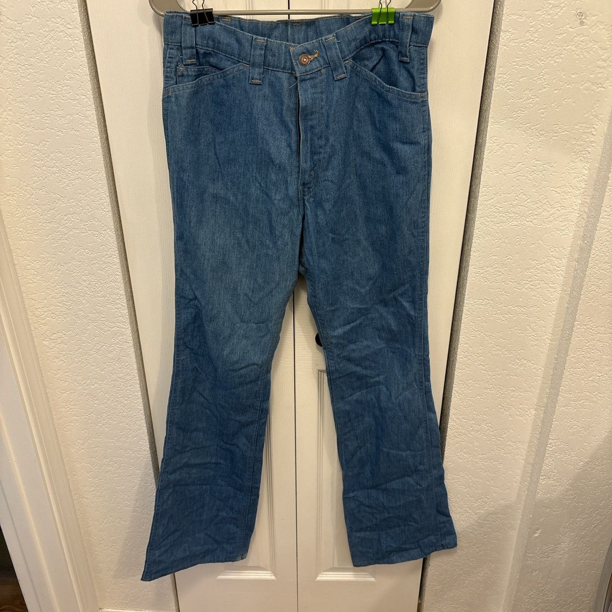 Levi's Vintage Clothing Vintage Orange Tag Flared Fashion Levi’s 1970s Size US 28 / EU 44 - 5 Thumbnail