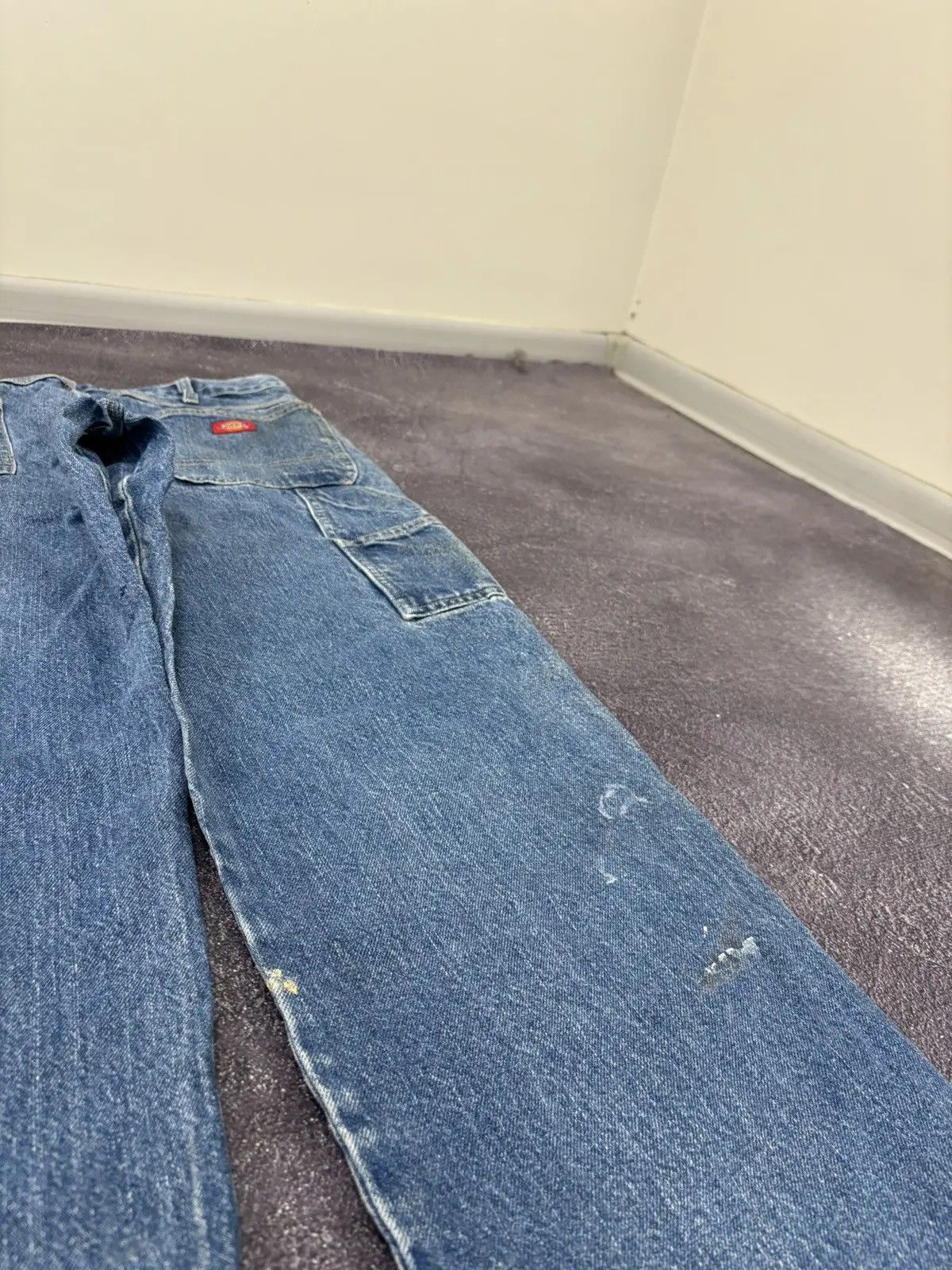 Dickies × Vintage Vintage Dickies Y2K Blue American Denim Work Hype Jeans Size US 36 / EU 52 - 7 Thumbnail