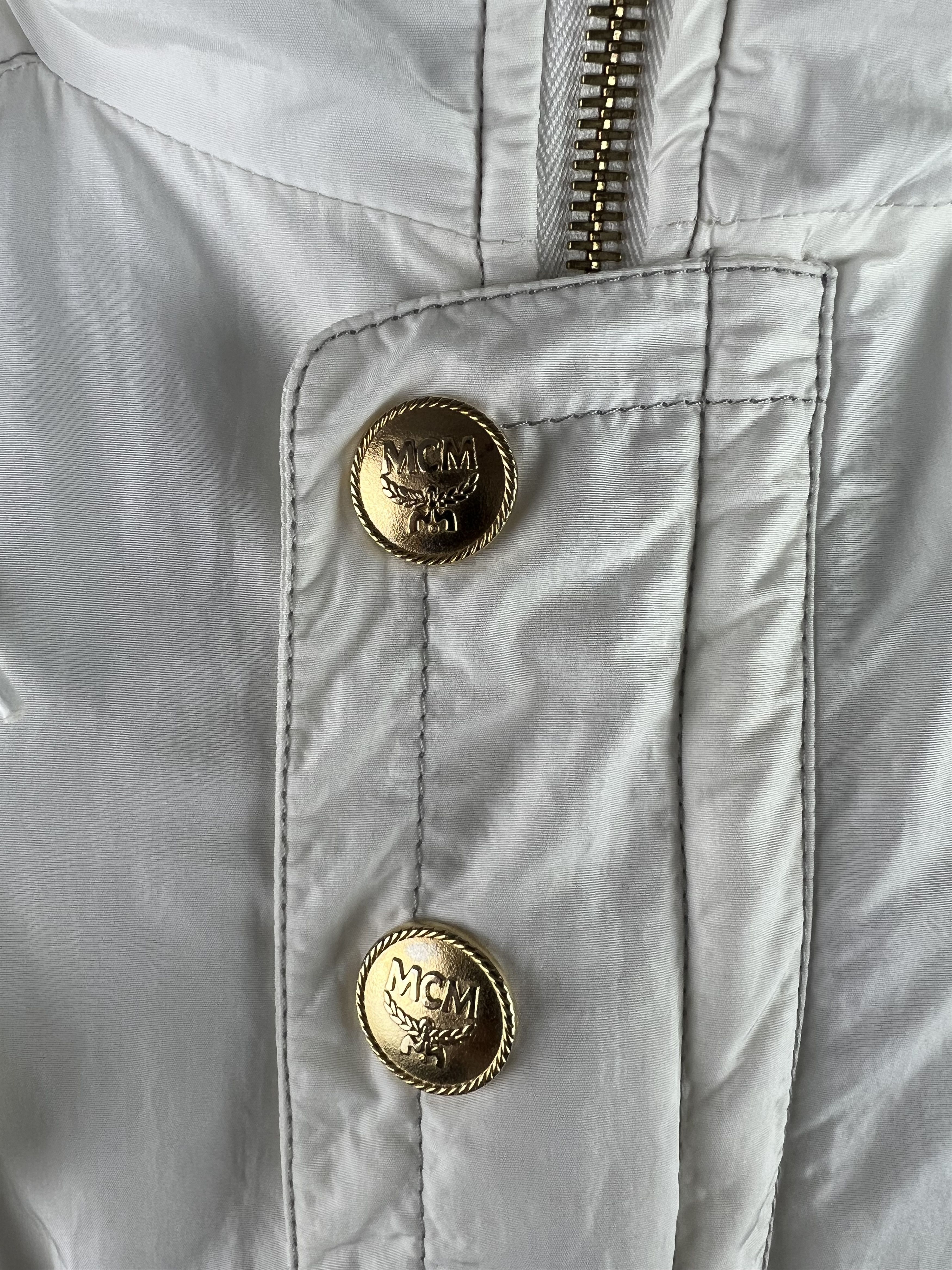 MCM × Vintage Rare Vintage MCM Women's Hooded Nylon Jacket Size 42 Size M / US 6-8 / IT 42-44 - 8 Thumbnail