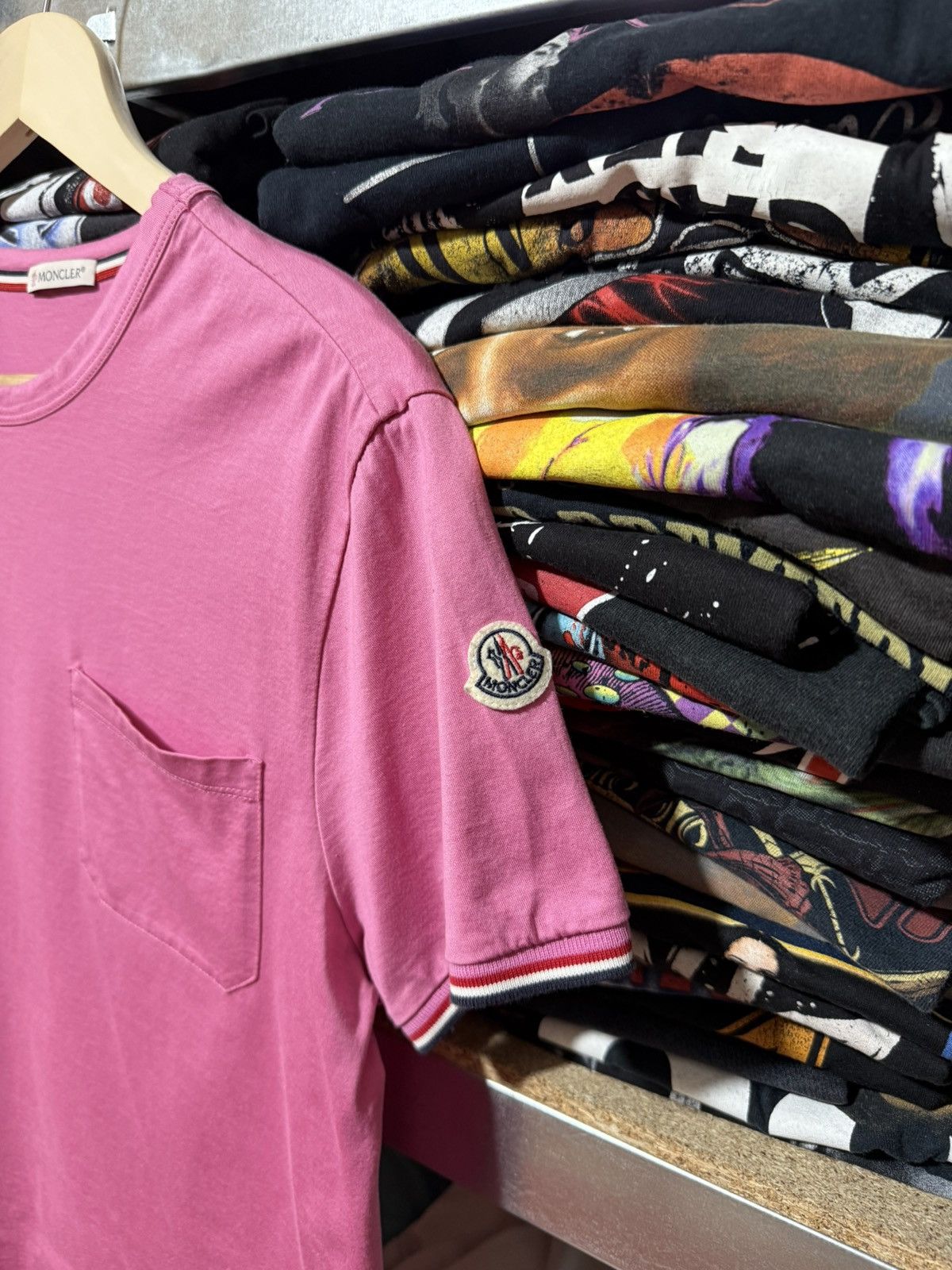 Moncler Luxury Moncler Maglia T-Shirt With Pocket Y2K Hype Size US S / EU 44-46 / 1 - 5 Thumbnail