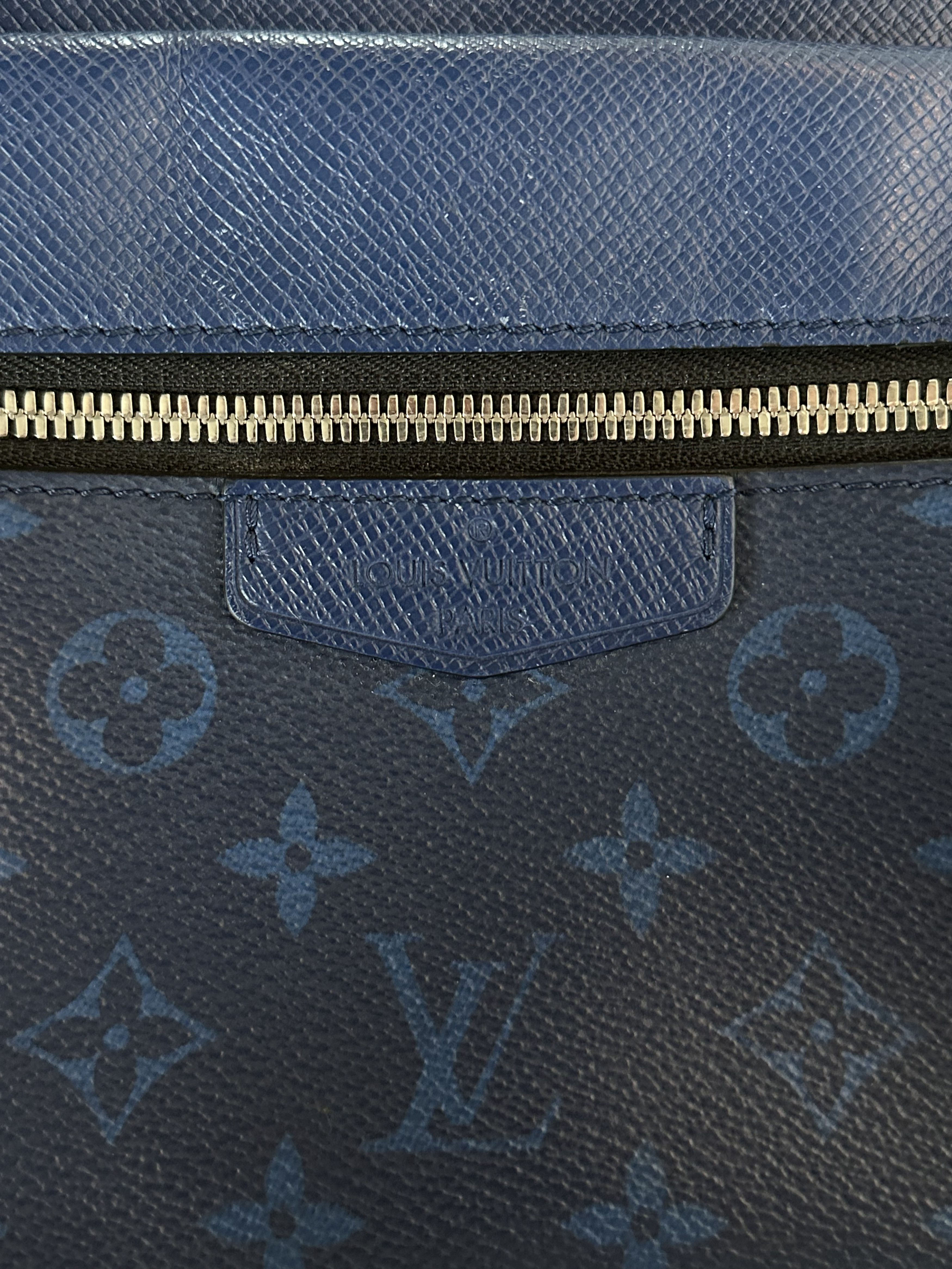 Louis Vuitton Louis Vuitton Blue Taigarama Monogram Outdoor Messenger Bag Size ONE SIZE - 3 Thumbnail