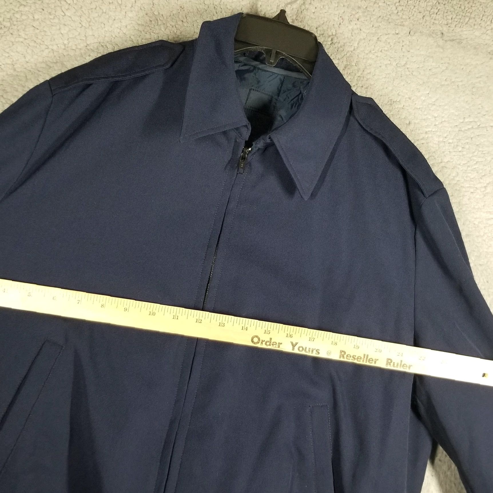 Vintage Vintage US Military Jacket Mens Large Blue Lightweight Removable Liner Wool 90s Size US L / EU 52-54 / 3 - 7 Thumbnail