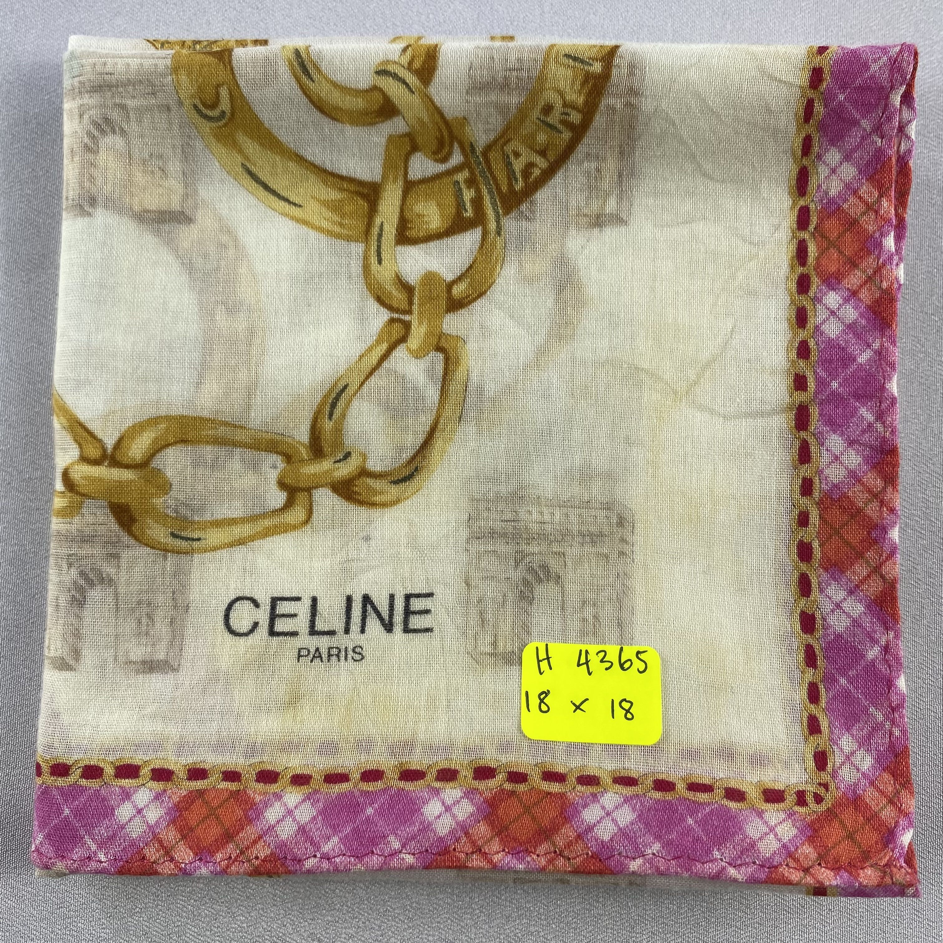 Celine × Vintage Celine Bandana/ Handkerchief / Neckerchief Size ONE SIZE - 5 Thumbnail