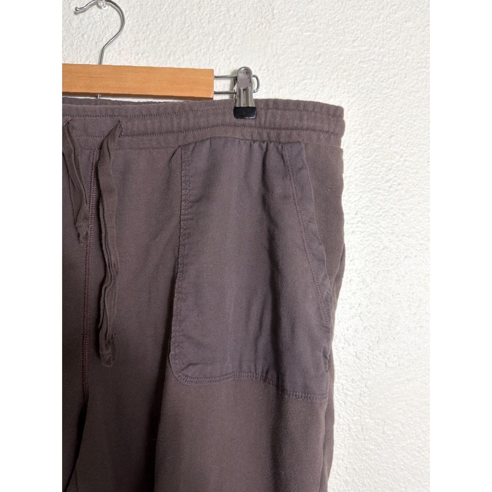 American Eagle Outfitters American Eagle Sweatpants XL Brown Drawstring 38x27 Cotton Polyester Blend Activewear Pants Mens Size US 36 / EU 52 - 4 Thumbnail