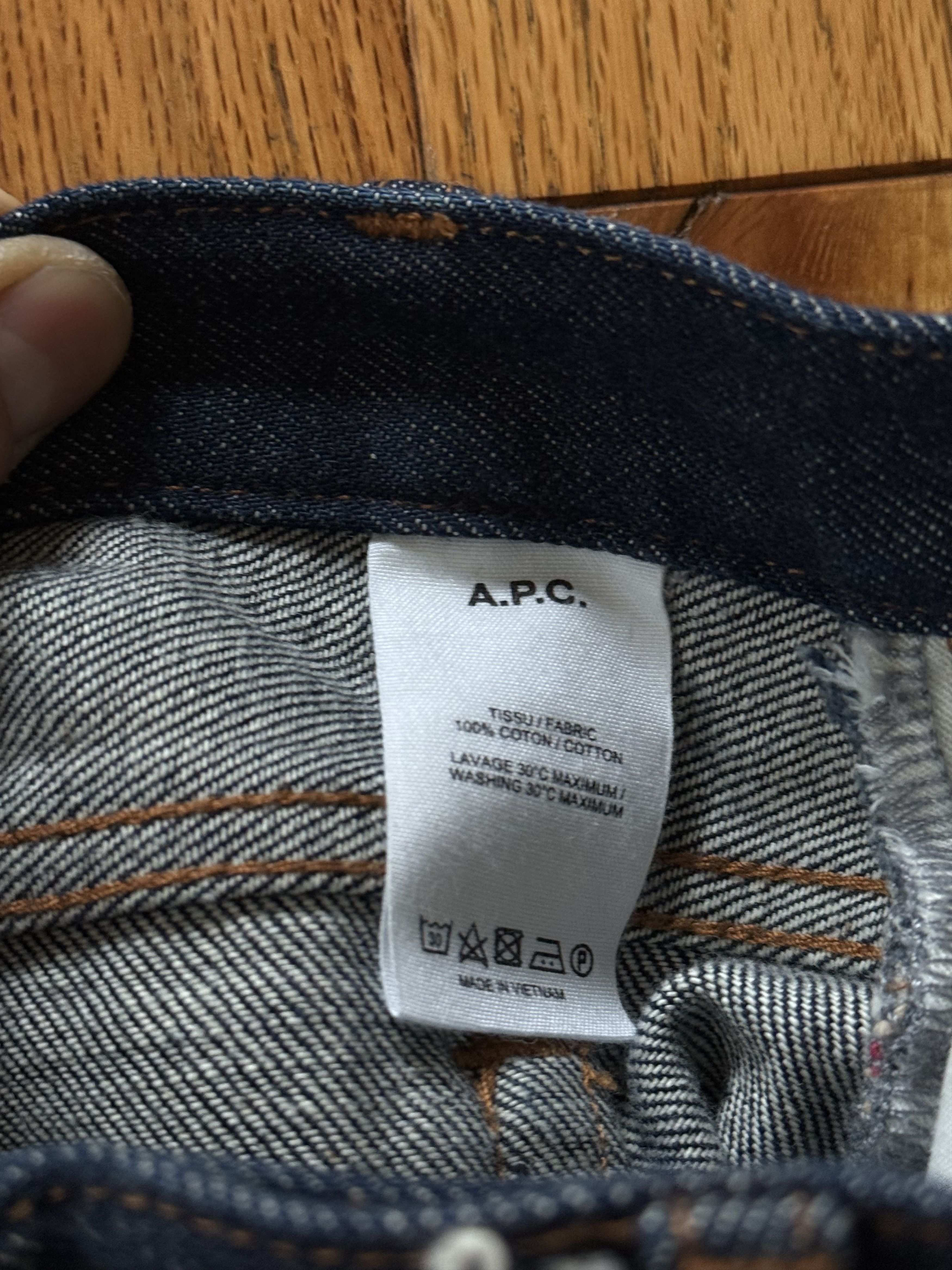 A.P.C. × JJJJound APC x JJJJOUND Petit Standard Denim Size US 32 / EU 48 - 7 Thumbnail