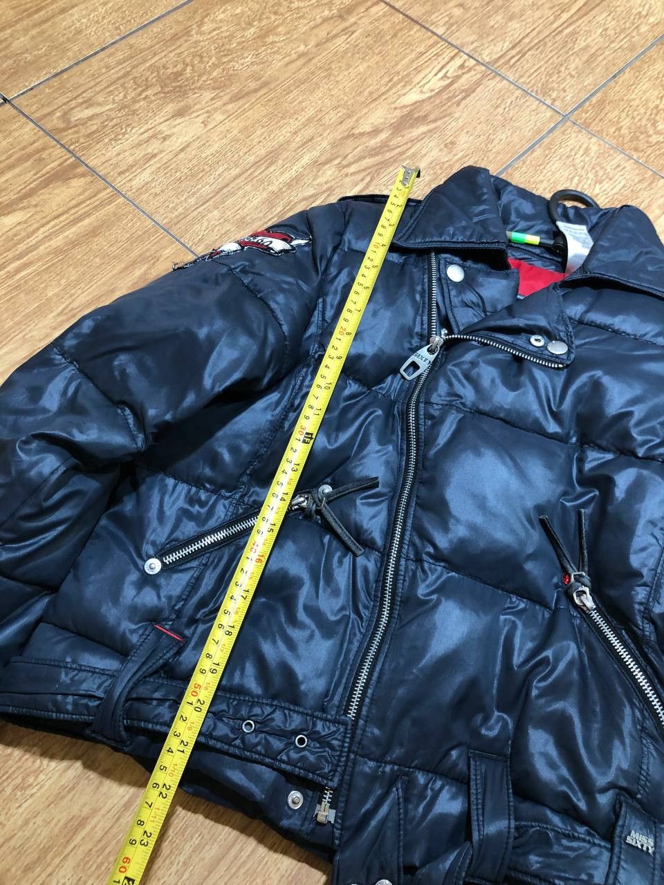 Miss Sixty Miss Sixty Quilted Moto Puffer Jacket Size M / US 6-8 / IT 42-44 - 10 Thumbnail