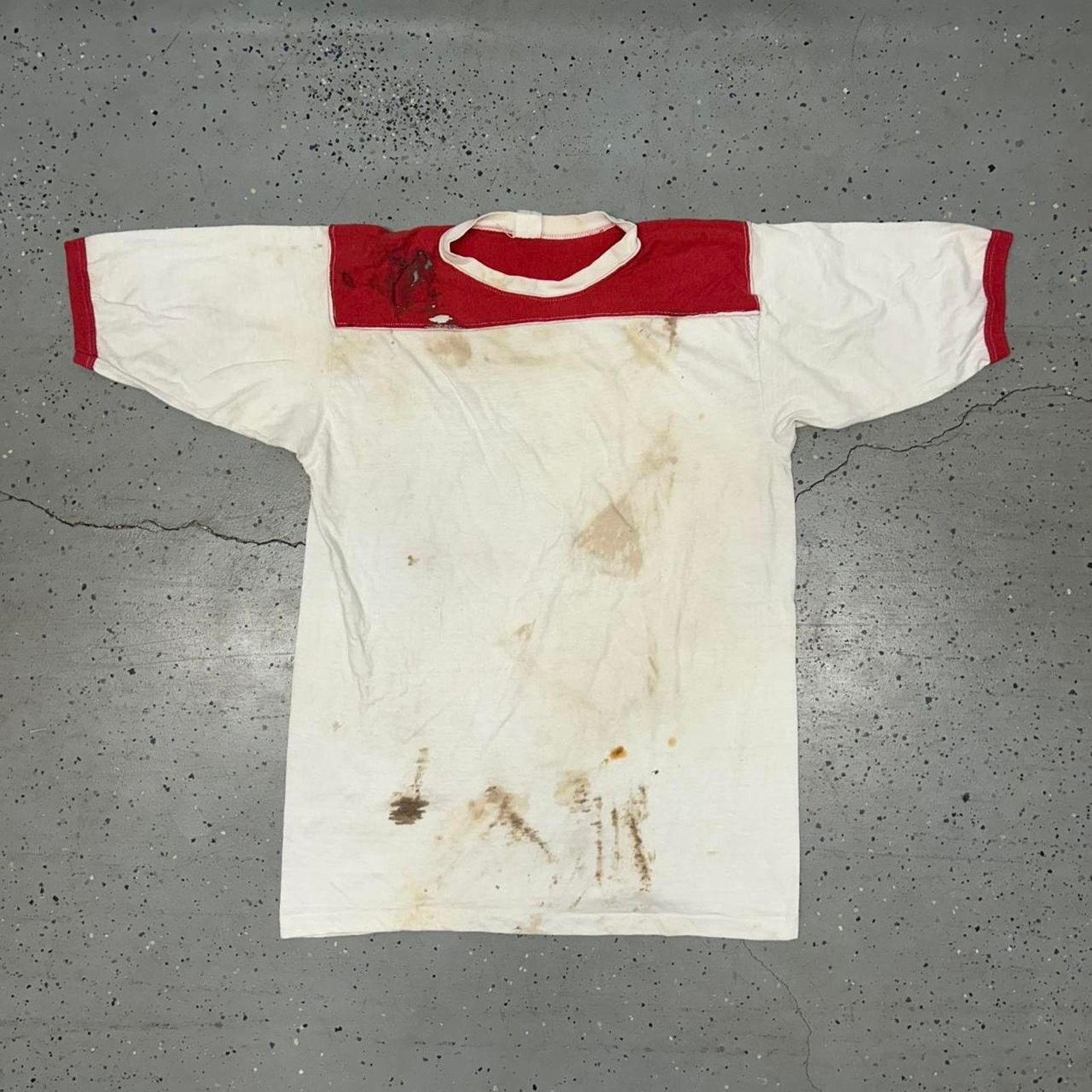 1970s distressed/thrashed single stitch jersey tee