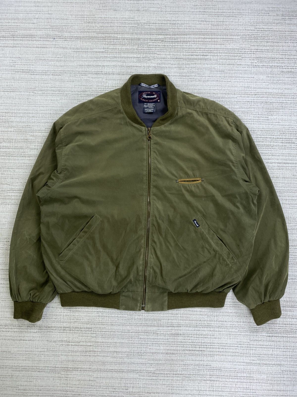 Vintage Faconnable By Albert Goldberg Bomber Jacket