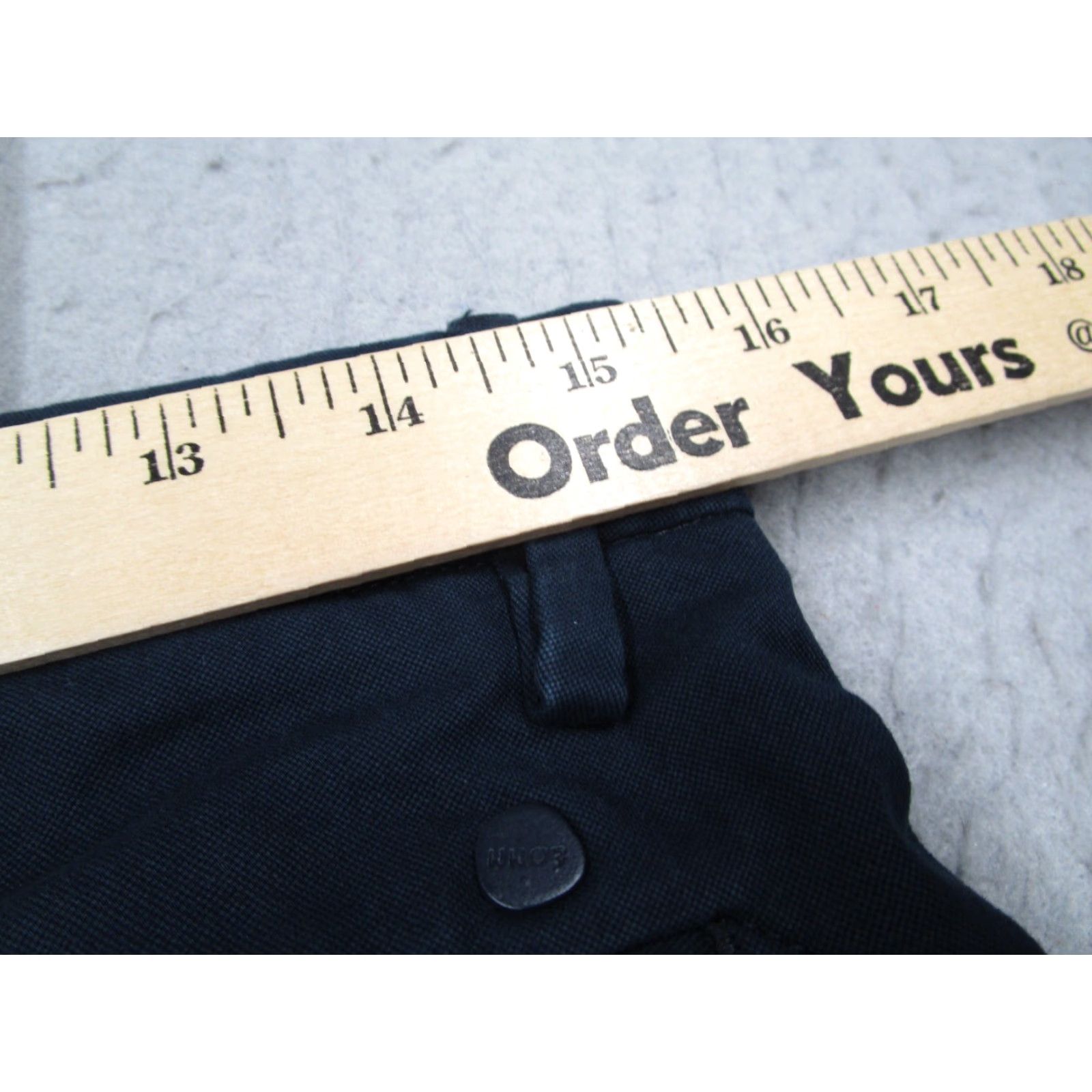 Vintage VINTAGE No Nationality Men's Slim Chino Pants 29 Blue Cotton Blend Casual Work Travel Size US 29 - 6 Thumbnail