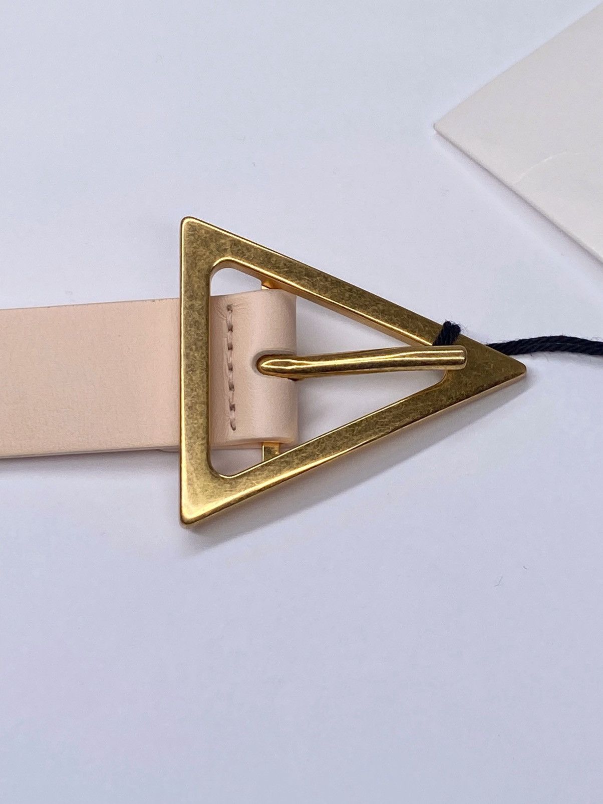Bottega Veneta Bottega Veneta Triangle-Buckle Leather Belt size 80/32” Size ONE SIZE - 9 Thumbnail