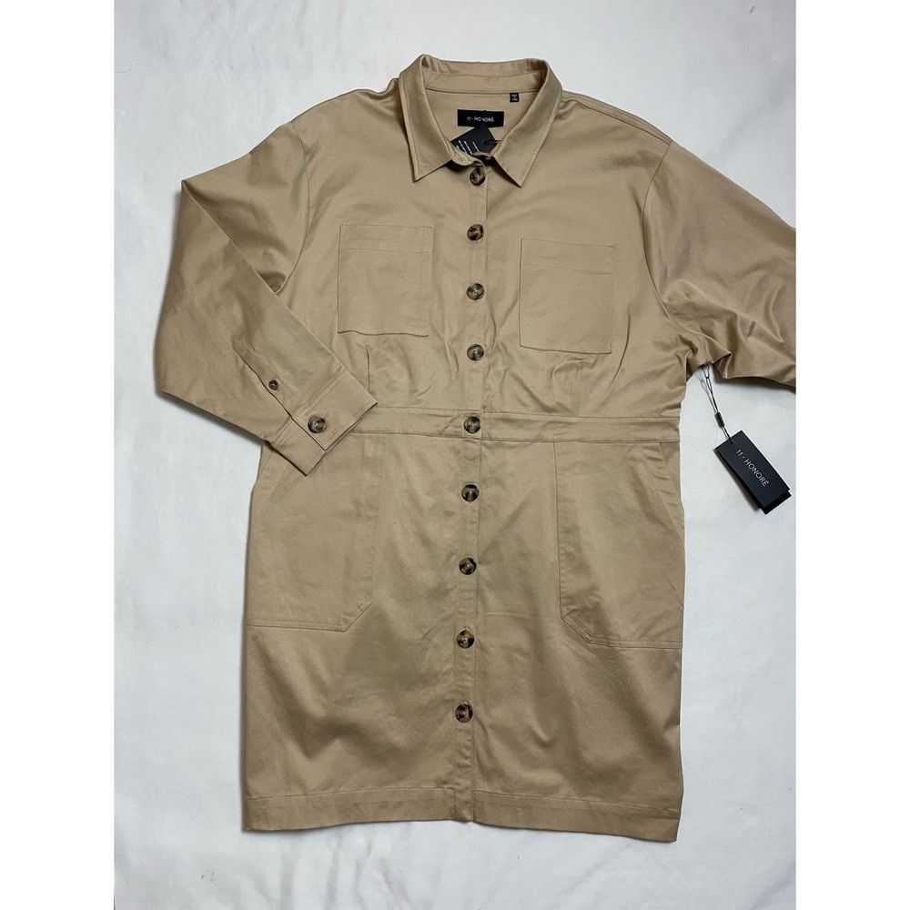 Other NWT New $228 11 Honoré Teedra Mini Long Sleeve Cotton Blend Size 4XL / US 24-26 - 4 Thumbnail