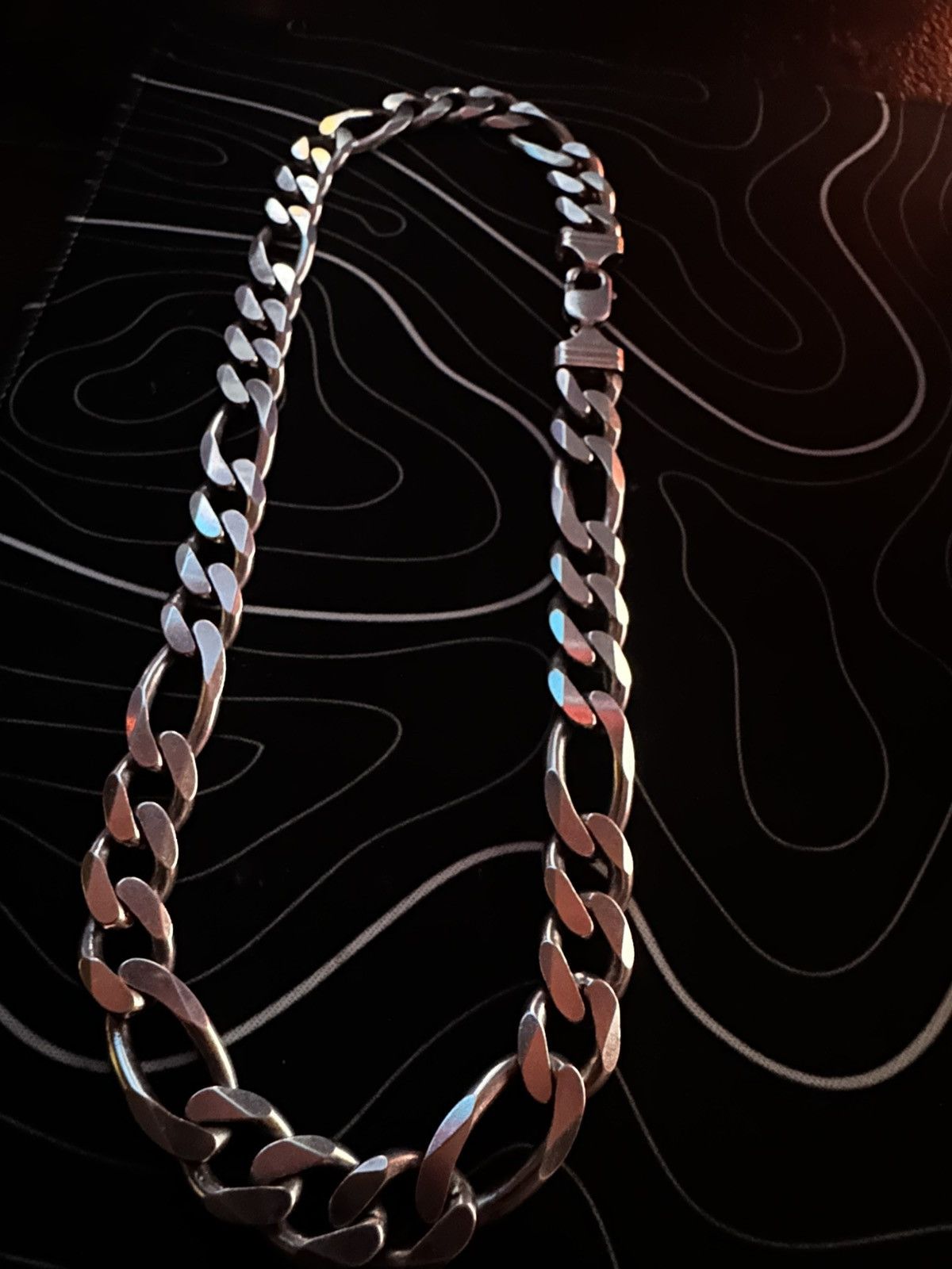 Other Sterling silver 925 Figaro link chain 20” 13mm 123grams Size ONE SIZE - 1 Thumbnail