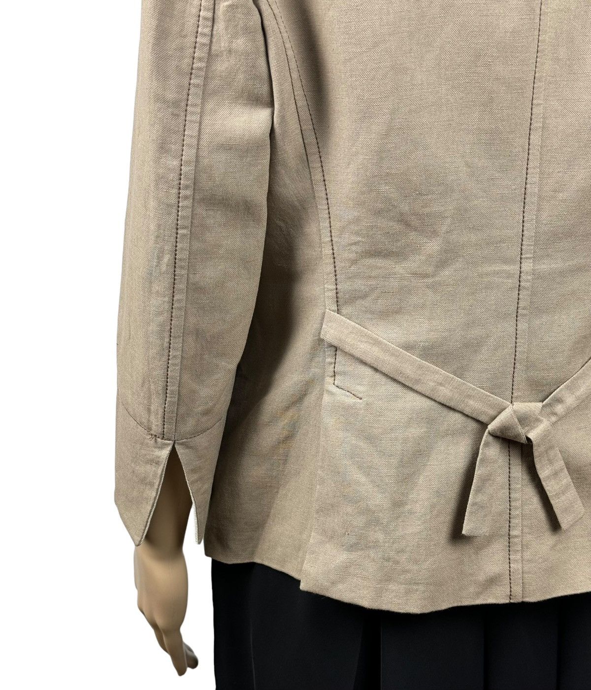 Brunello Cucinelli Brunello Cucinelli Jacket Linen-Cotton 3/4 Sleeve size 44 Size M / US 6-8 / IT 42-44 - 9 Thumbnail