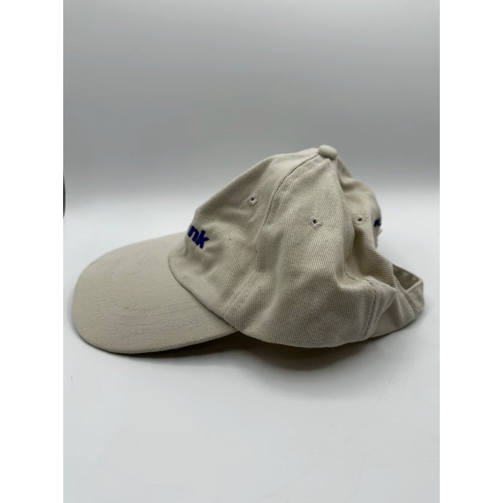 Vintage Ahead Baseball Cap Blue Red OS US Bank Embroidered Adjustable Slideback Hat Mens Cap Size ONE SIZE - 7 Thumbnail