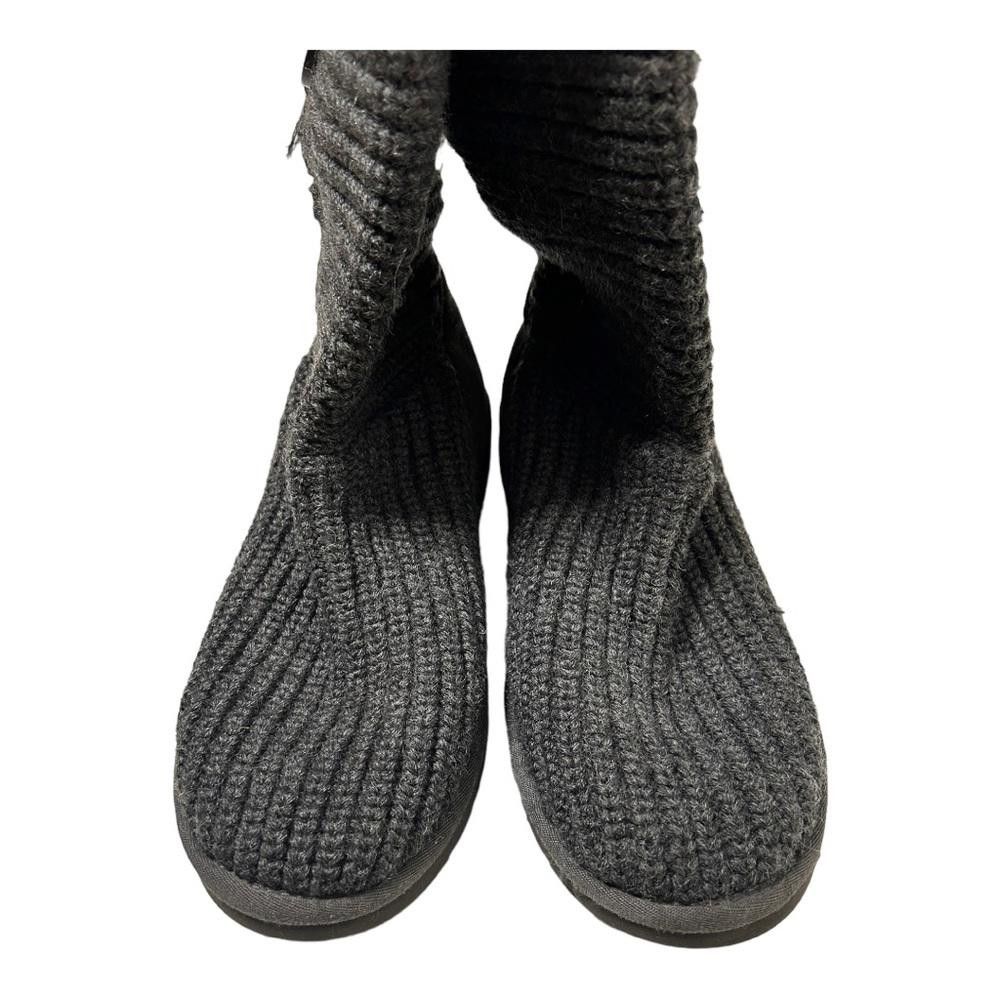 Designer UGG I Cardy Knit Fringe Boots Size 9 Size US 9 / IT 39 - 4 Thumbnail
