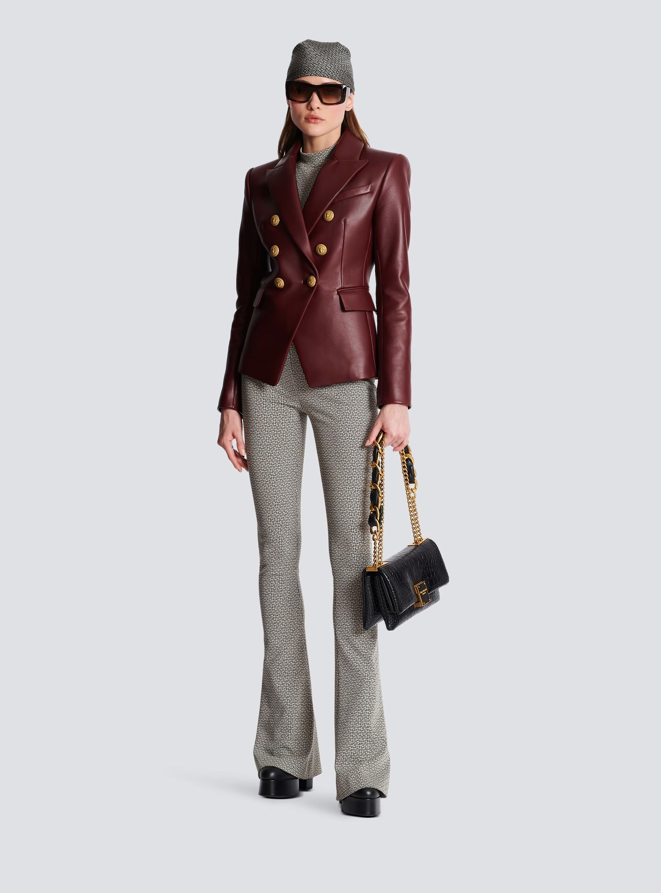 Balmain o1w1db10624 Jacket in Brown Size M / US 6-8 / IT 42-44 - 3 Thumbnail