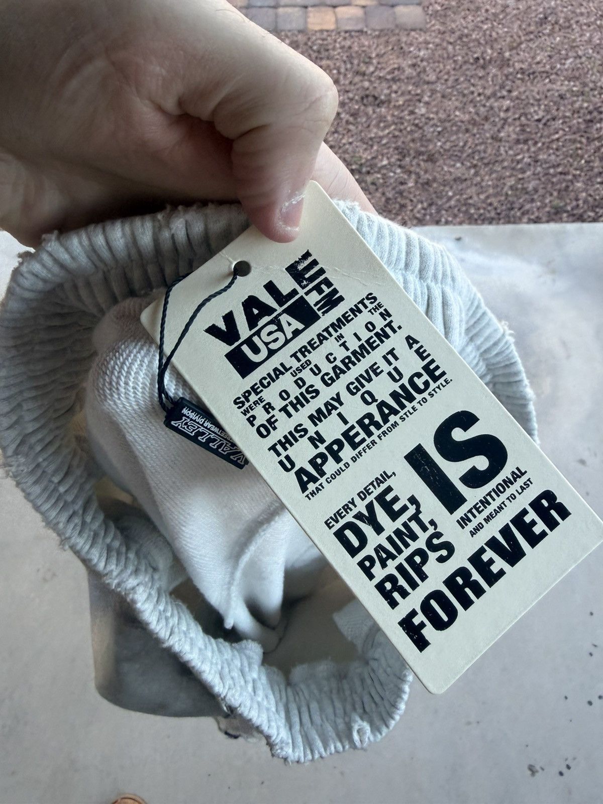 Vale Vale Forever Crash Sweatpants – Dirty Grey Size Small New Size US 30 / EU 46 - 10 Thumbnail