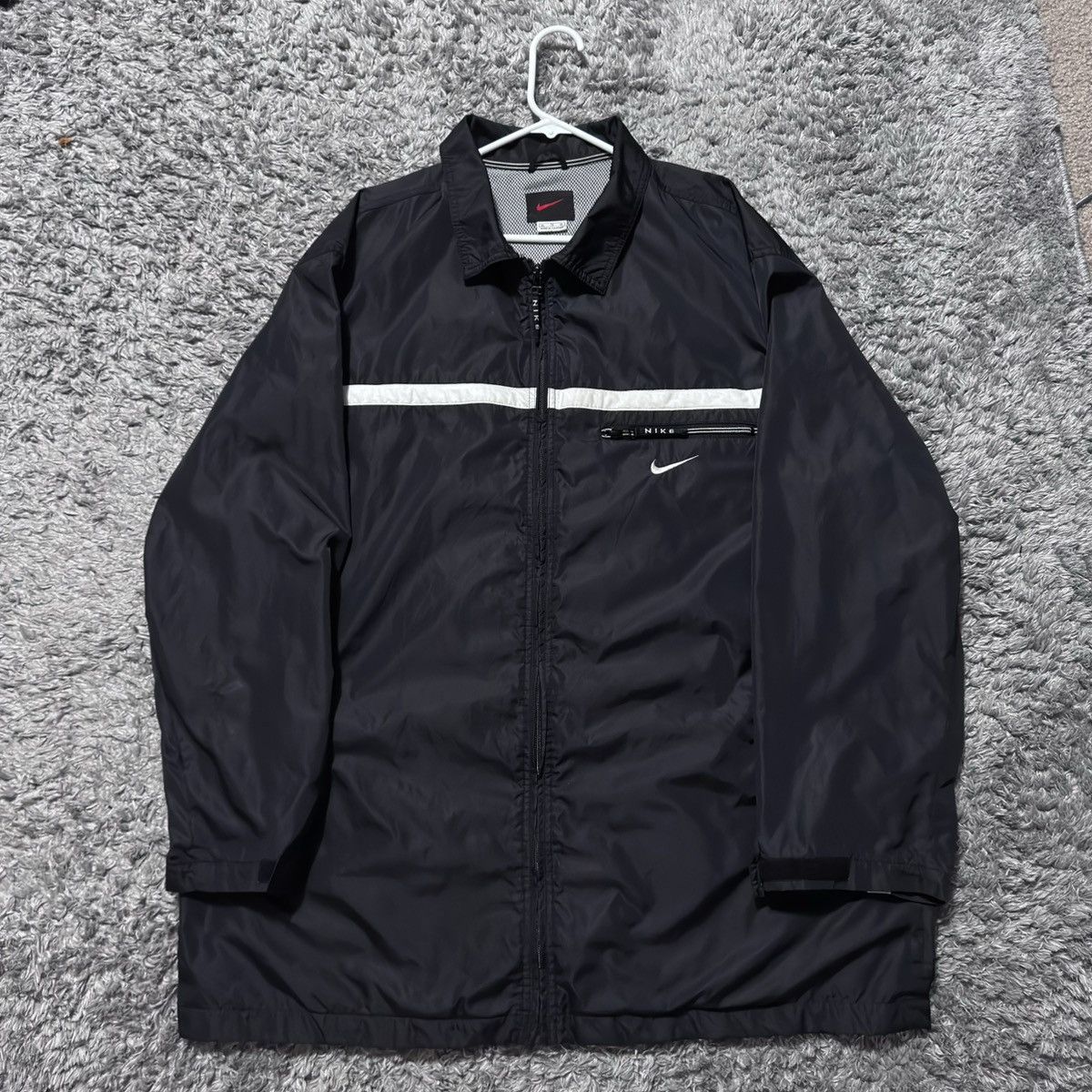 Nike × Nike ACG × Vintage Vintage Nike Windbreaker Track Jacket XL Parka Rain Swoosh Size US XL / EU 56 / 4 - 1 Thumbnail