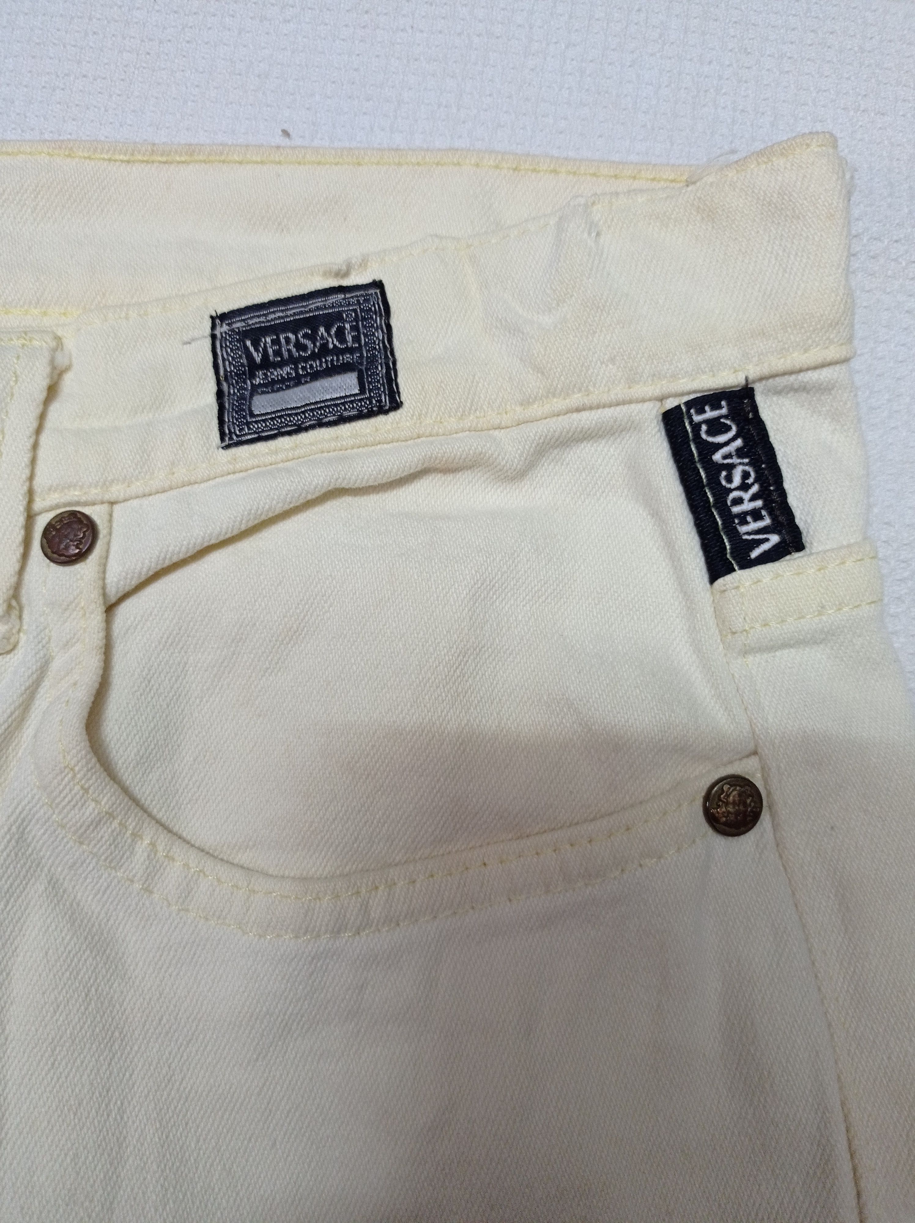 Versace Jeans Couture × Vintage Distress and Dirty Versace Jeans Couture Vintage Pants Size US 30 / EU 46 - 4 Thumbnail